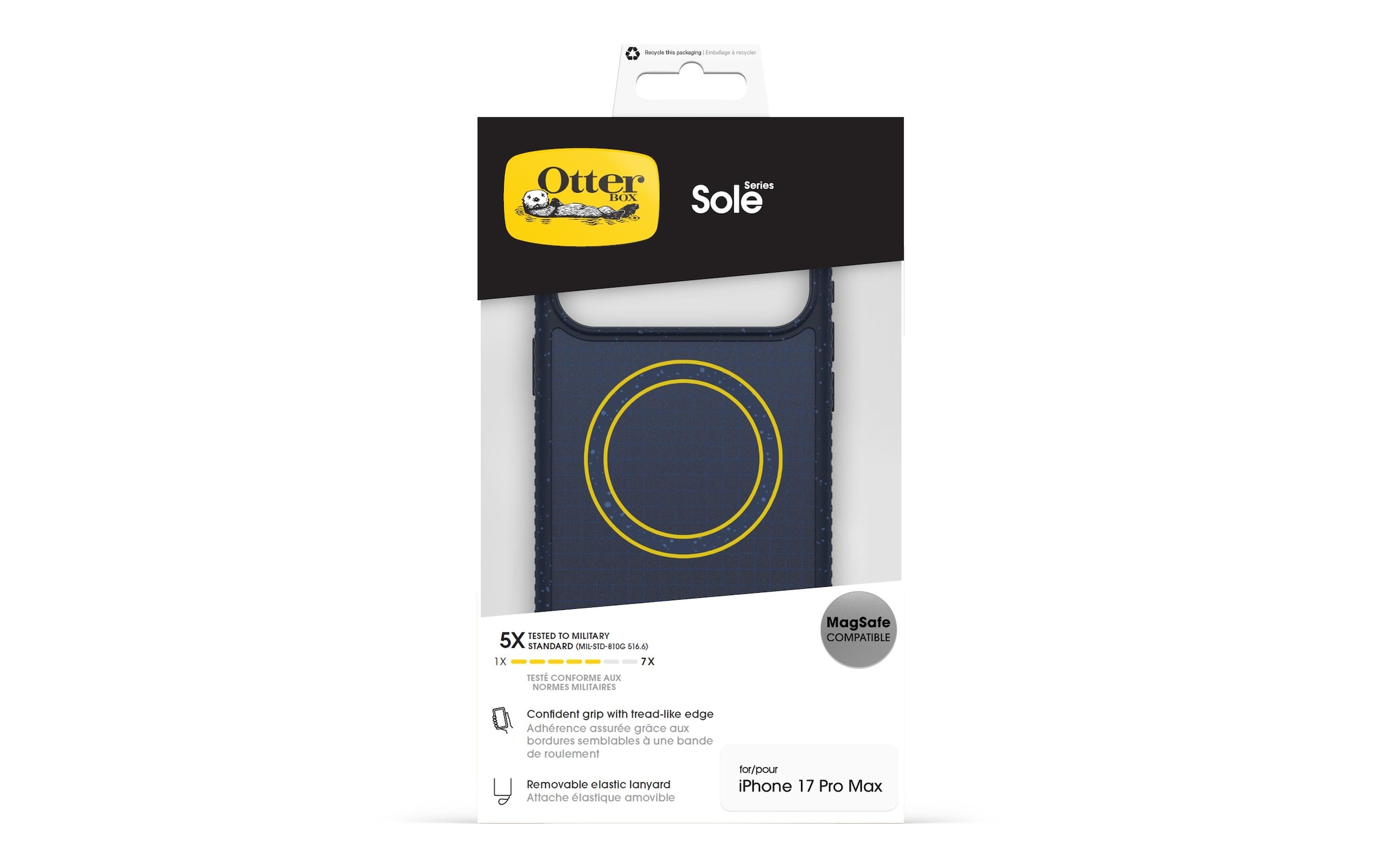 Otterbox Smartphone-Hülle »Back Cover Sole iPhone 17 Pro Max« Apple iPhone 17 Pro Max 17,5 cm (6,9 Zoll) Schutzhülle für das iPhone 17 Pro Max