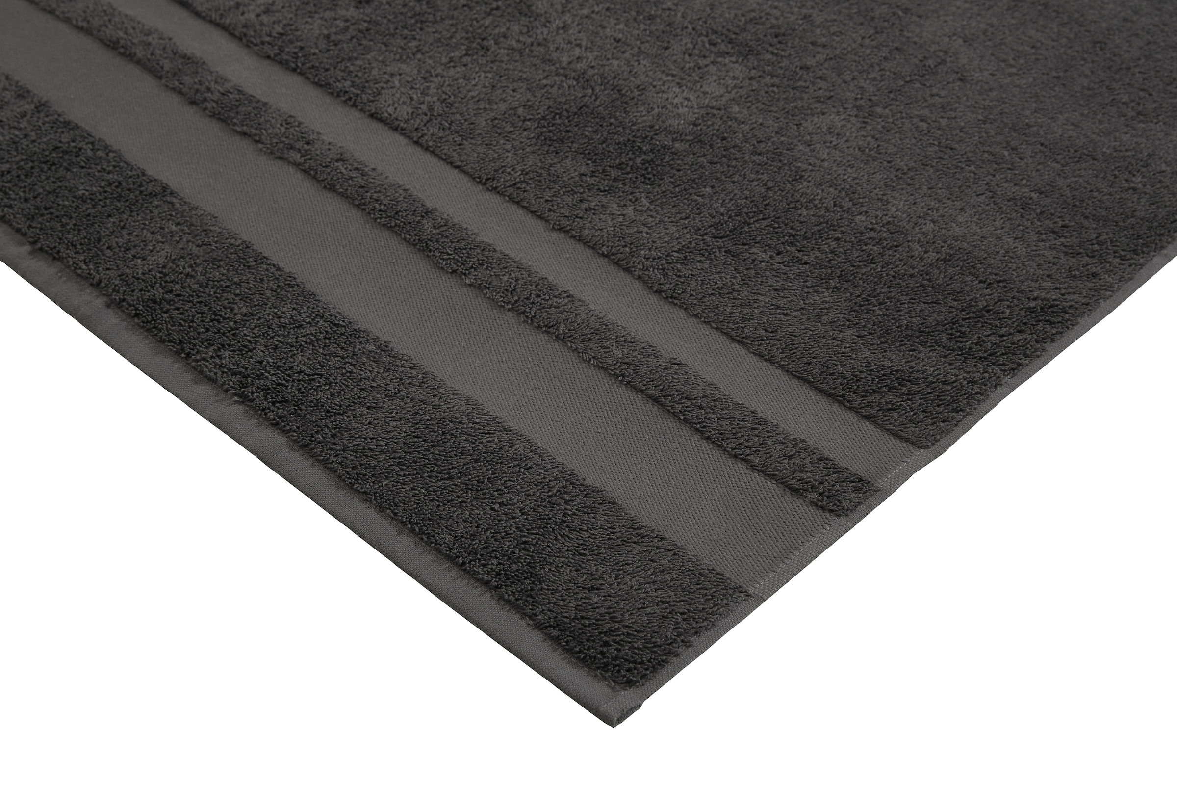 GOODproduct Serviettes de douche »Vanessa, 4 Duschtücher, 70x140cm, in Standard- und Premium-Qualität« serviettes avec bordure, 100% coton, uni, douces