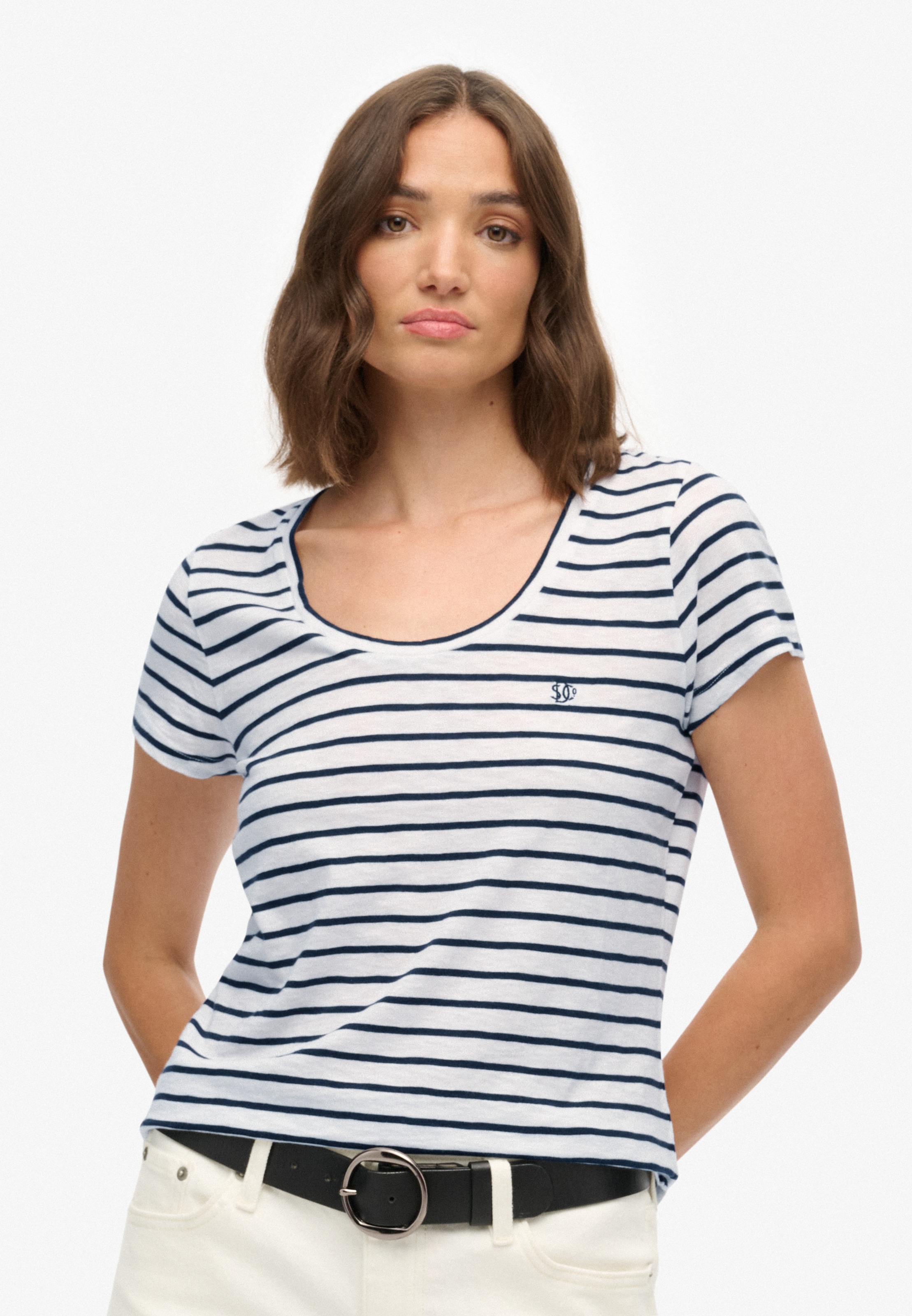 Superdry T-shirt »STUDIOS SCOOP NECK TEE«