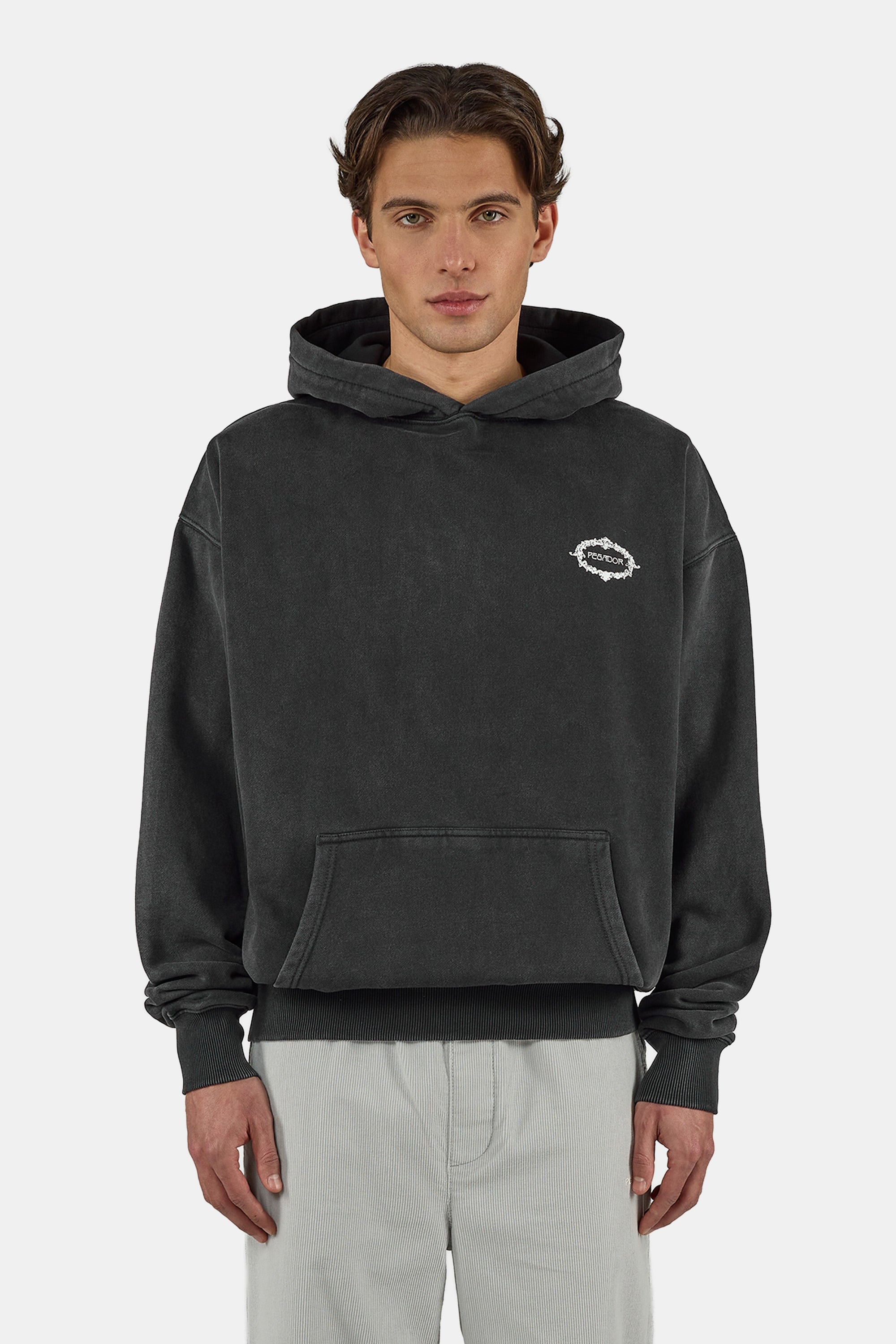 Image of PEGADOR Kapuzensweatshirt "Reine Oversized Hoodie", Baumwollmischung, oversize