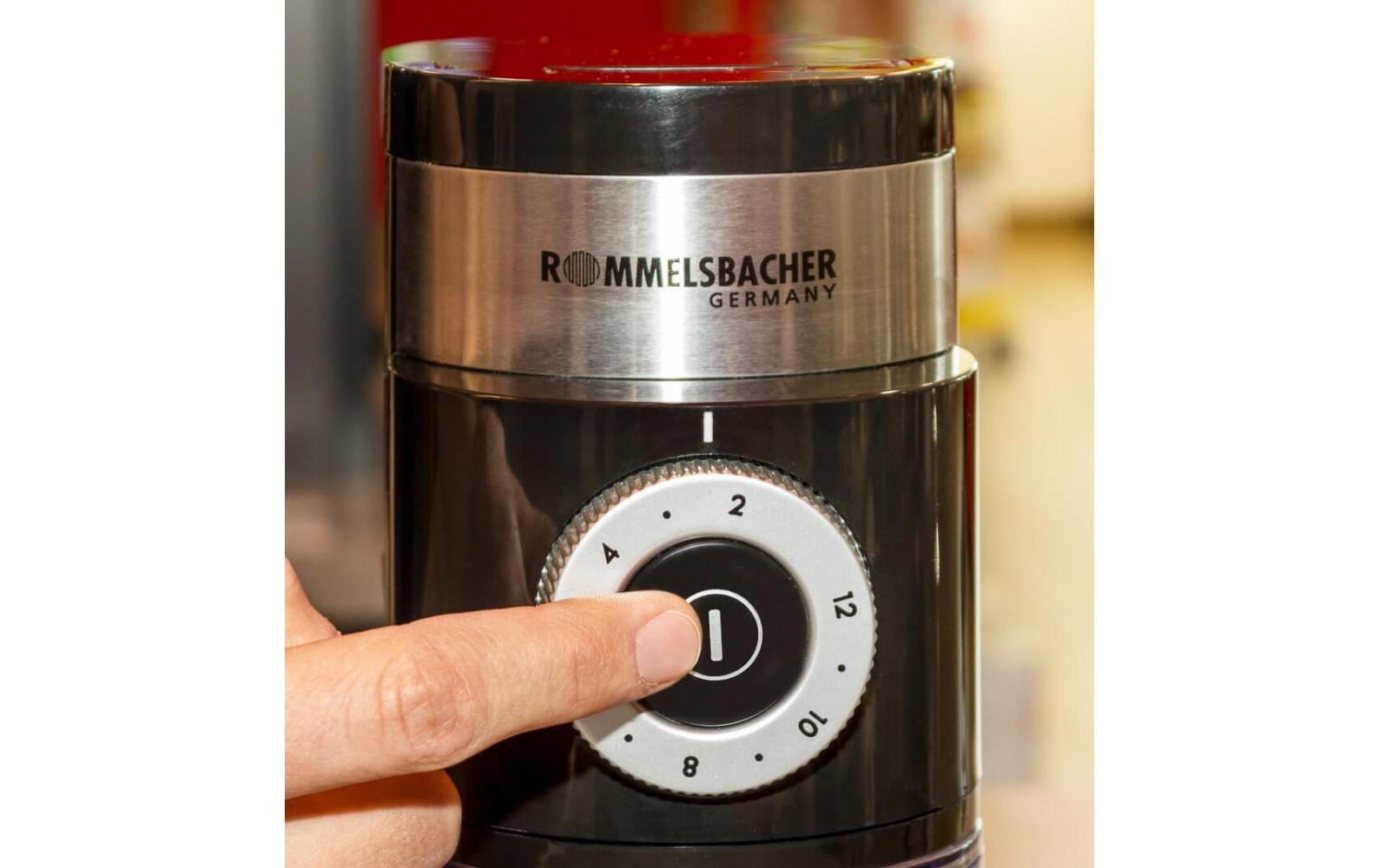 Rommelsbacher Kaffeemühle »20.EKM 200«, 110 W, Scheibenmahlwerk, 250 g Bohnenbehälter