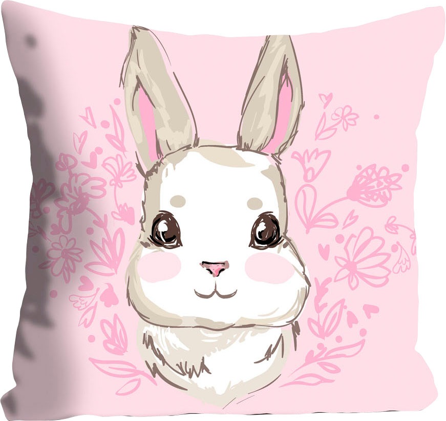 queence Dekokissen »Ivar« mit einem süssen Häschen