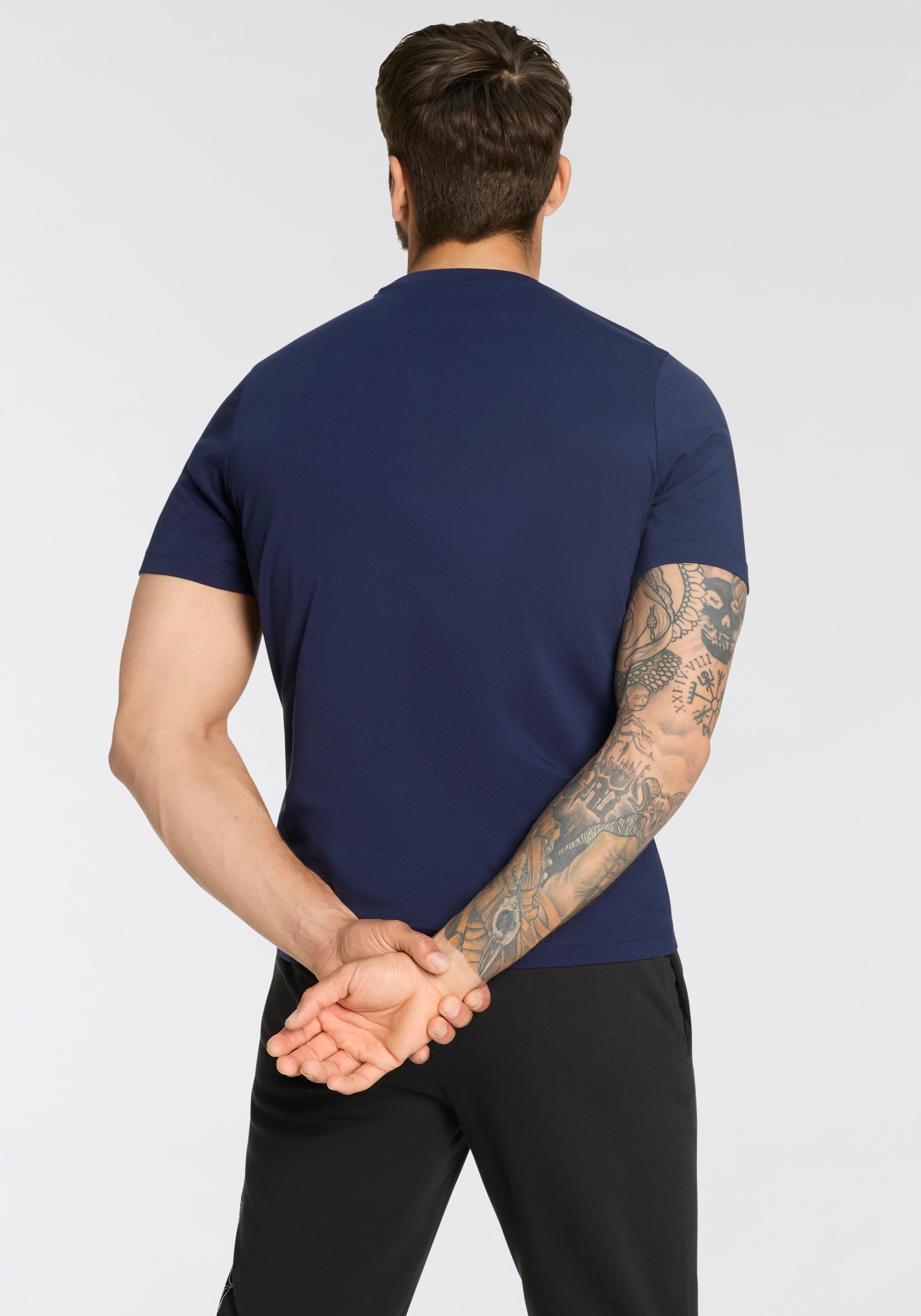 PUMA T-Shirt »ESS LOGO TEE MULTIPACK M«, Doppelpack, 2 Stück