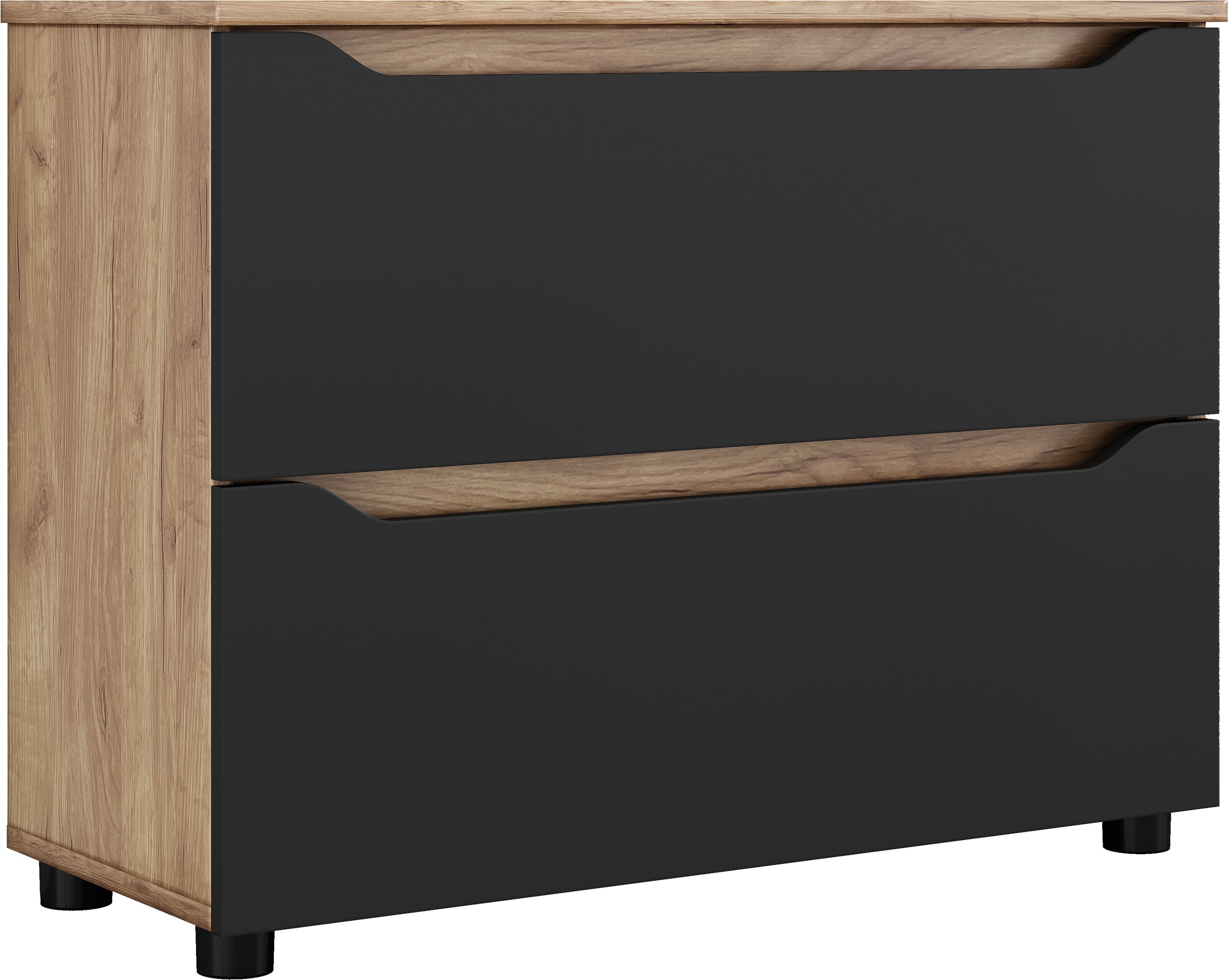 Image of GOODproduct Waschbeckenunterschrank "Visali" Waschtisch in 60 und 80cm erhältlich, 2 Schubladen, zum Stellen