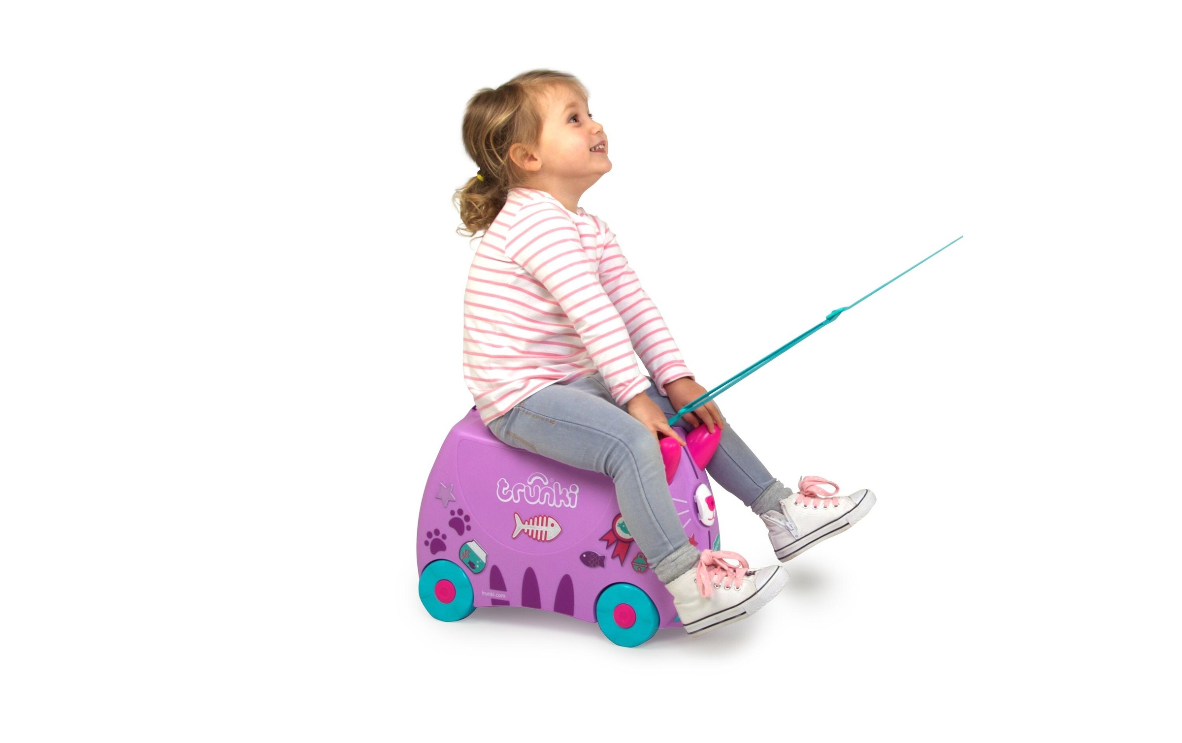 TRUNKI Trolley »Katze Cassie«, 4 Rollen