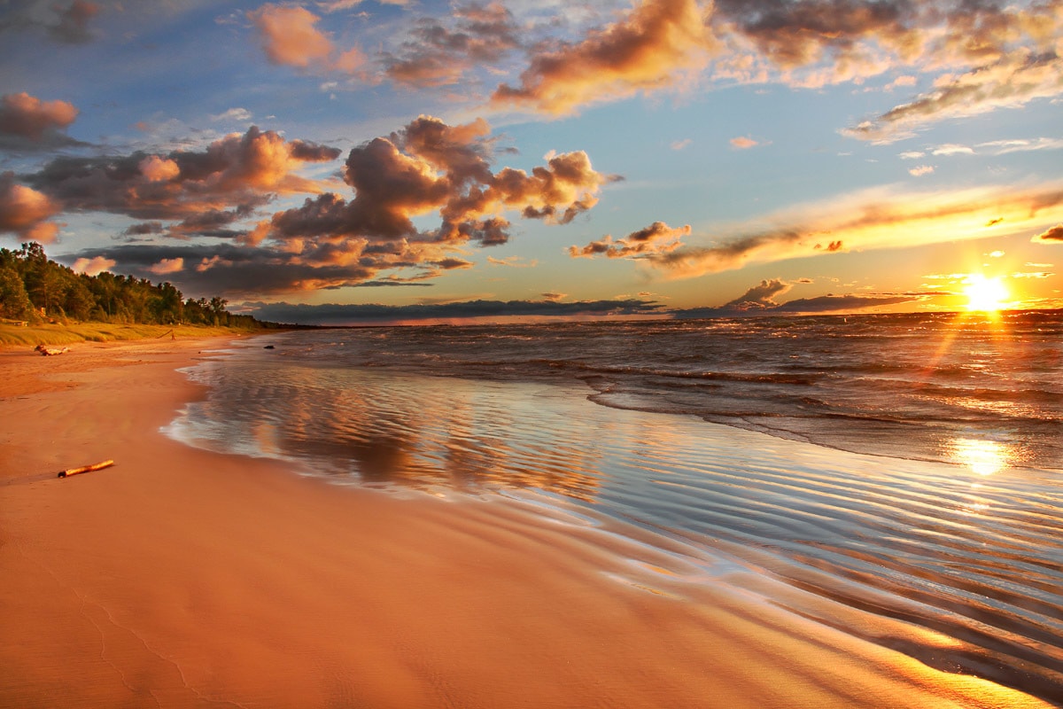 Image of Papermoon Fototapete "Lake Huron Dunes"