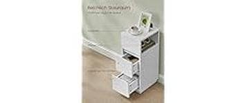 VASAGLE Nachttisch »2er Set 25 x 65 cm«