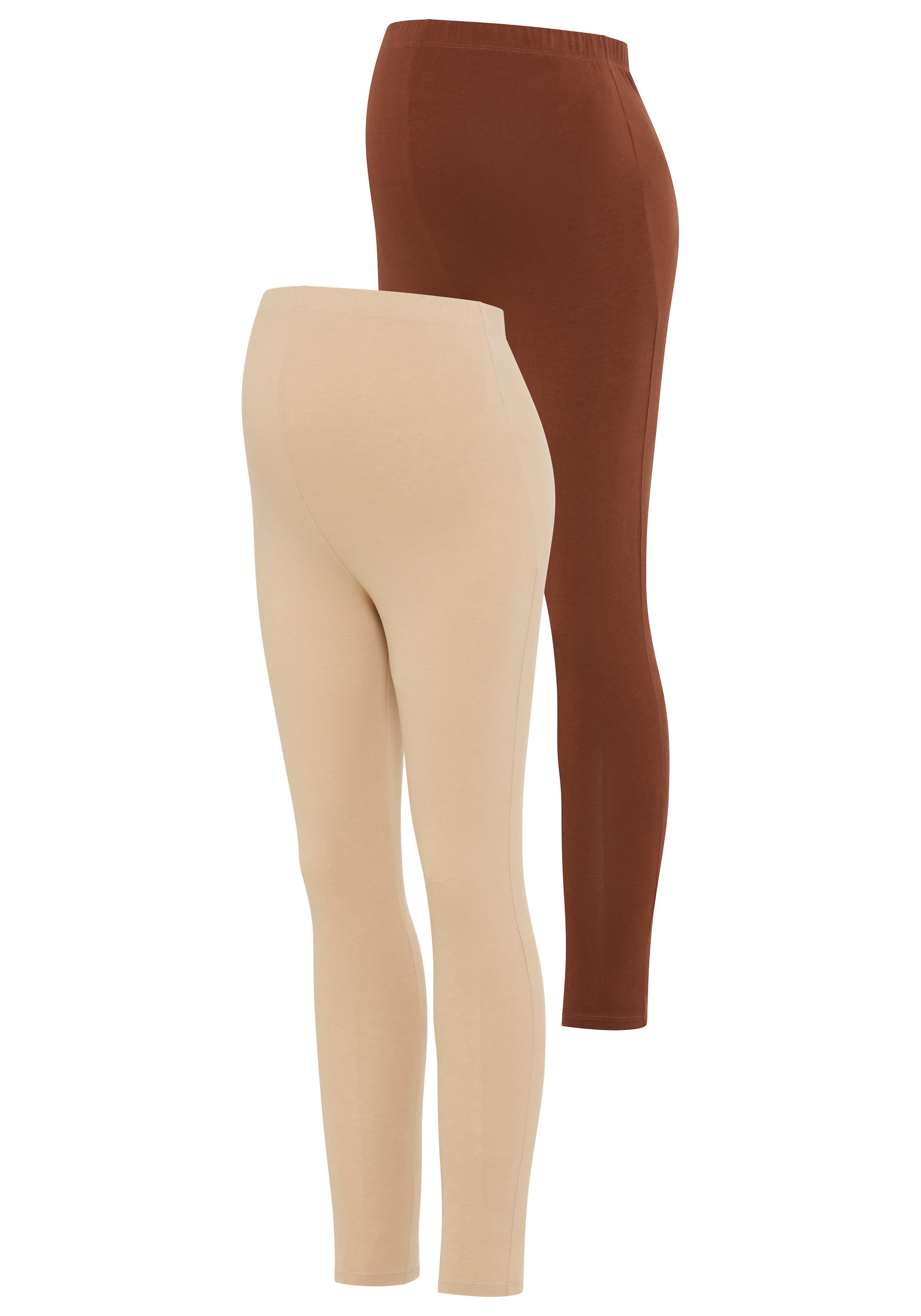 Image of Neun Monate Umstandshose "2 Stück Umstands-Hosen für Schwangerschaft und Stillzeit" 2er Pack Leggings für Schwangerschaft & Stillzeit