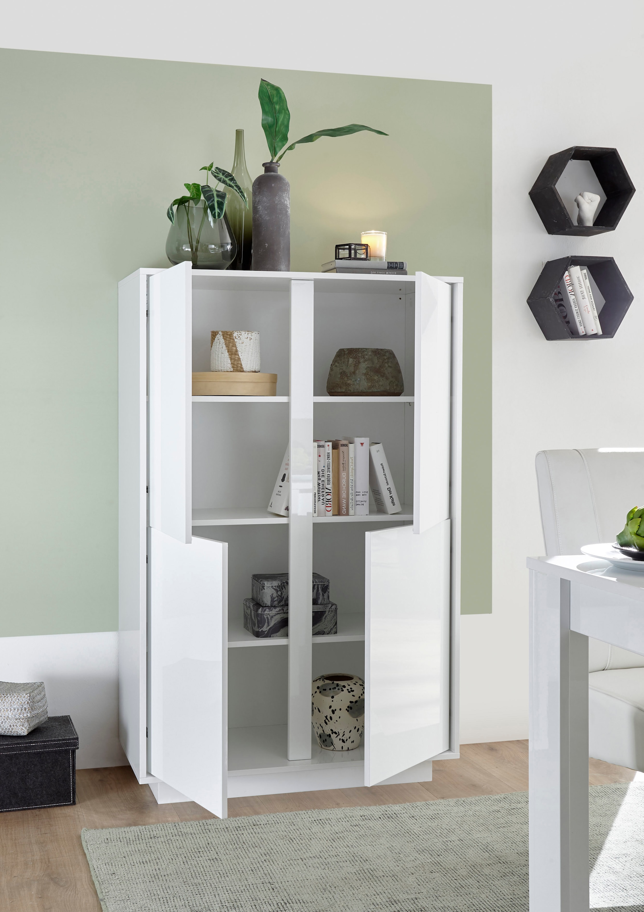 INOSIGN Highboard »Ice«, grifflos