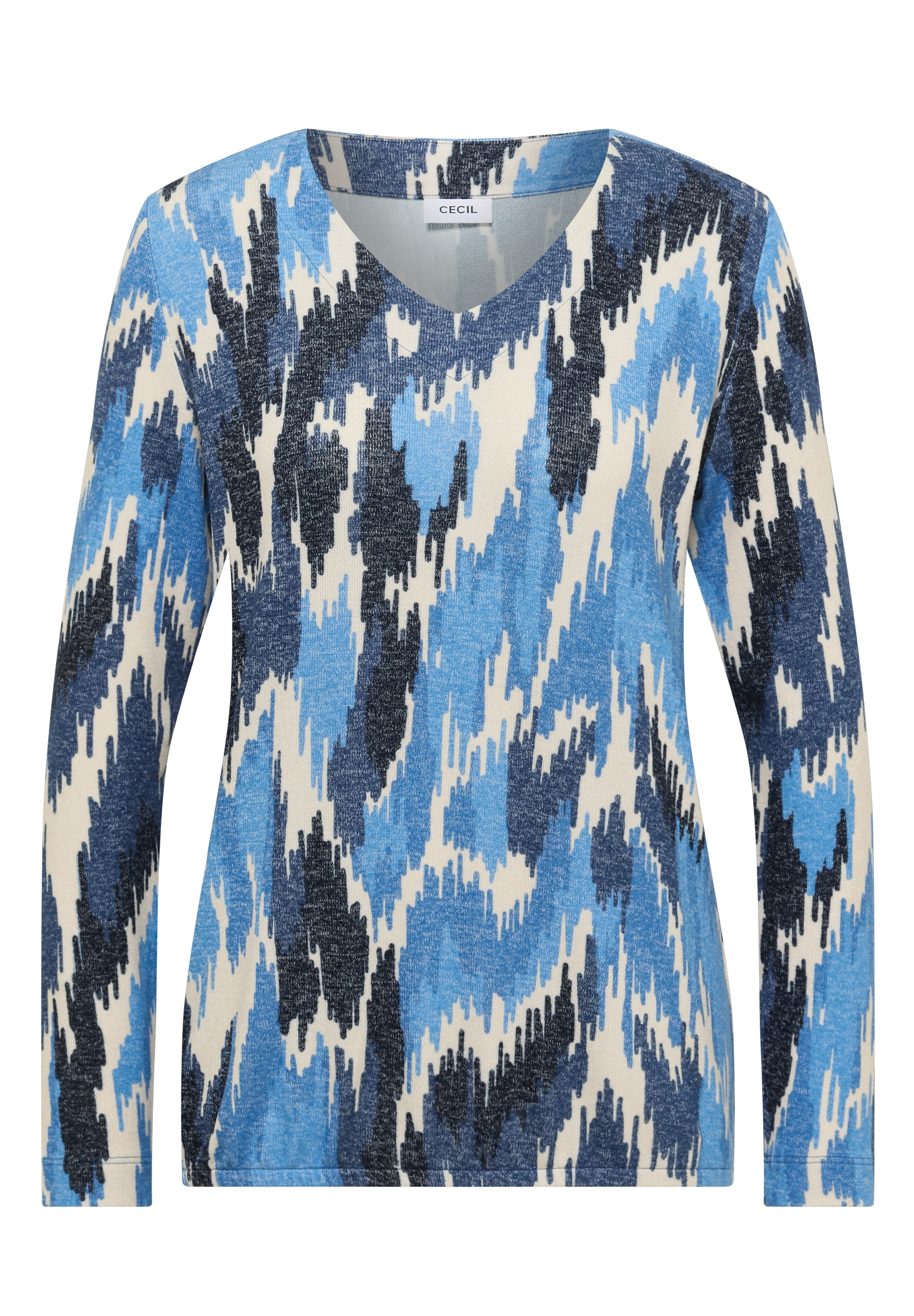 Cecil Langarmshirt mit All-Over Print