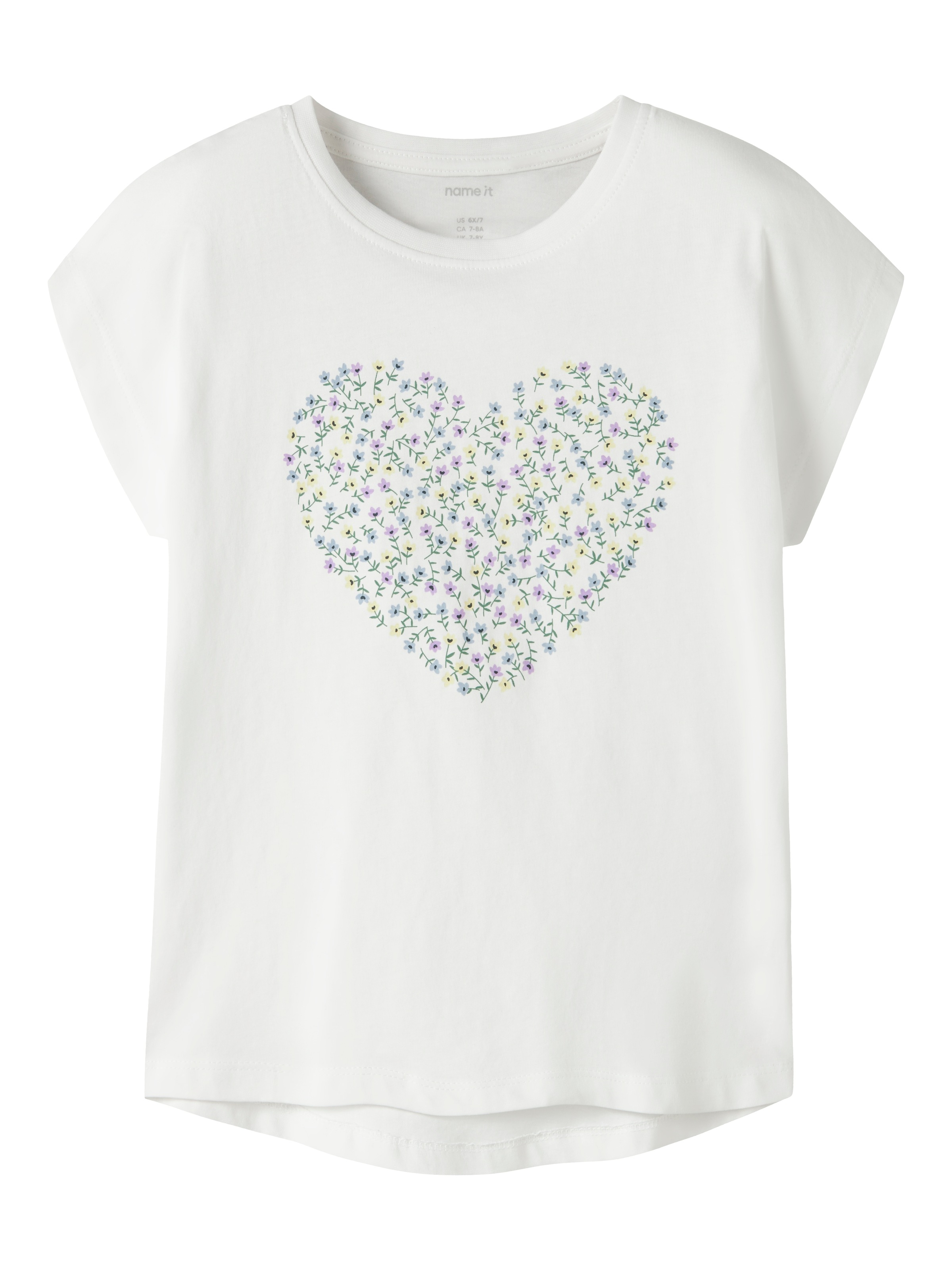 Name It T-shirt »NKFVIGEA 2P CAPSL TOP J« Paquet, 2 coton, coupe régulière