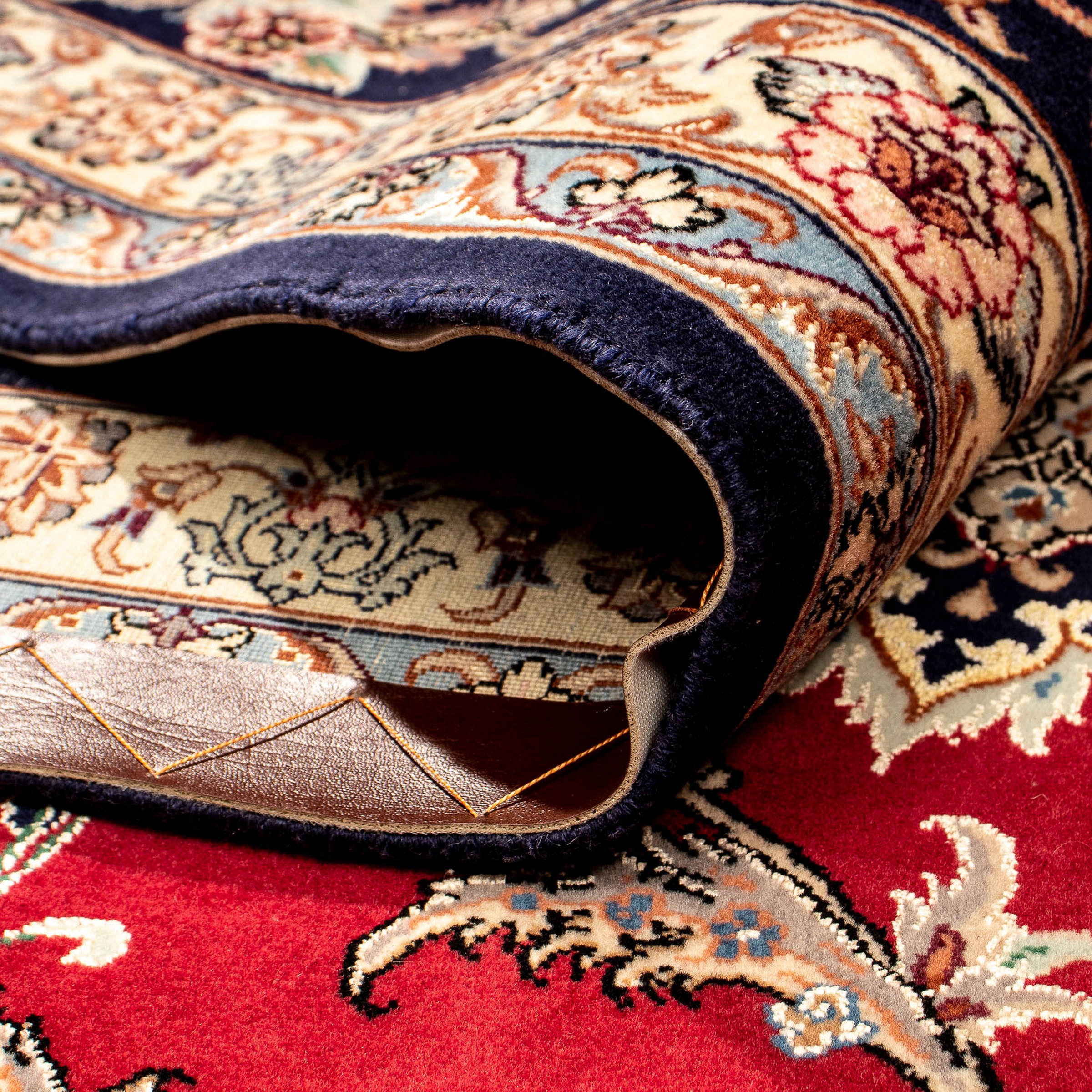 morgenland Orientteppich »Perser - Isfahan 356 mit x Handgeknüpft, à - Wohnzimmer, Premium Zertifikat bas rot«, 250 prix cm - - Einzelstück rechteckig