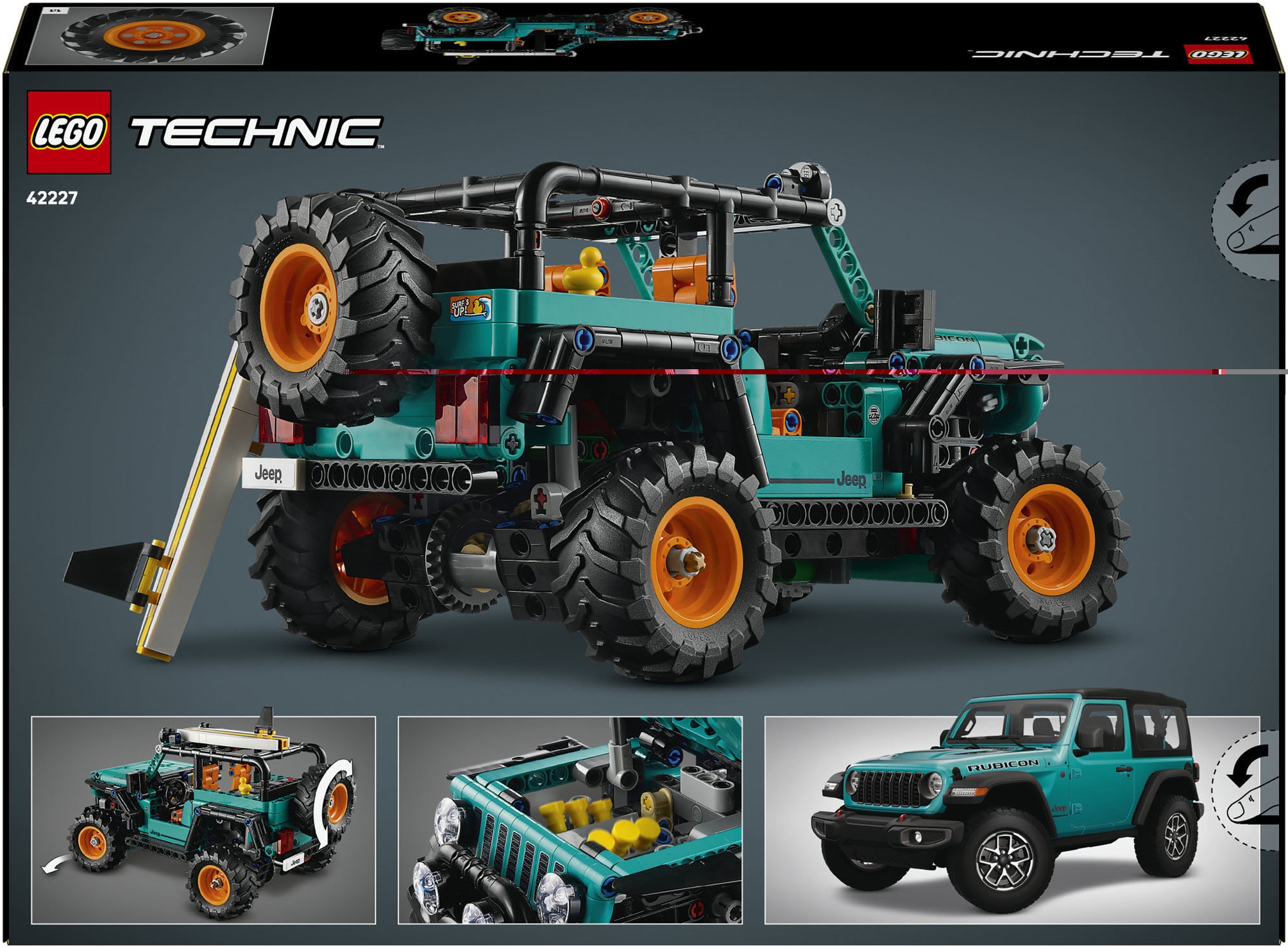 LEGO® Pions de construction »Jeep Wrangler Rubicon Geländewagen (42227), LEGO Technic«