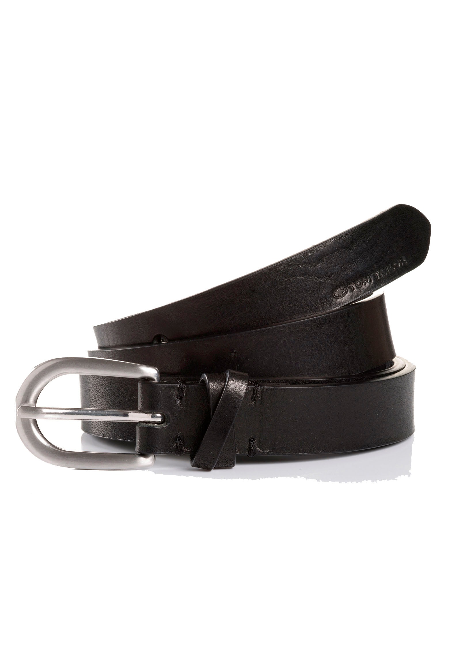 TOM TAILOR Ledergürtel »TTNELLY«, 2 cm breiter Damengürtel, modisch vielseitig