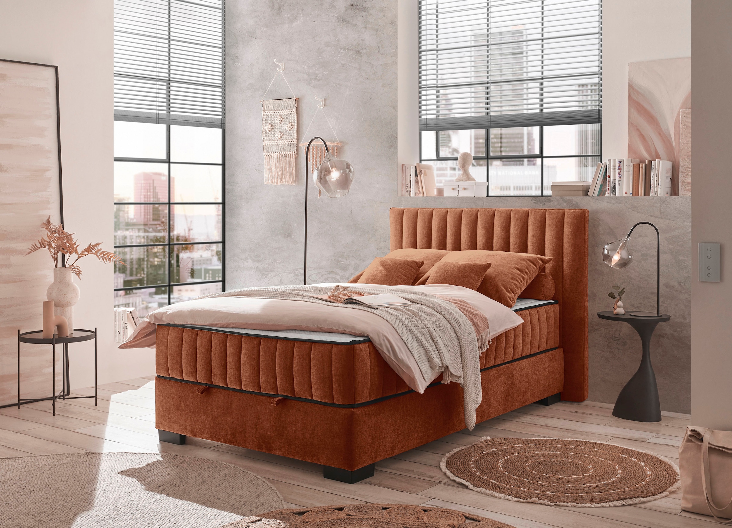 ED EXCITING DESIGN Lit de boxe »Nagol« mit Bettkasten, mit Wendematratze, erhältlich in verschiedenen Breiten