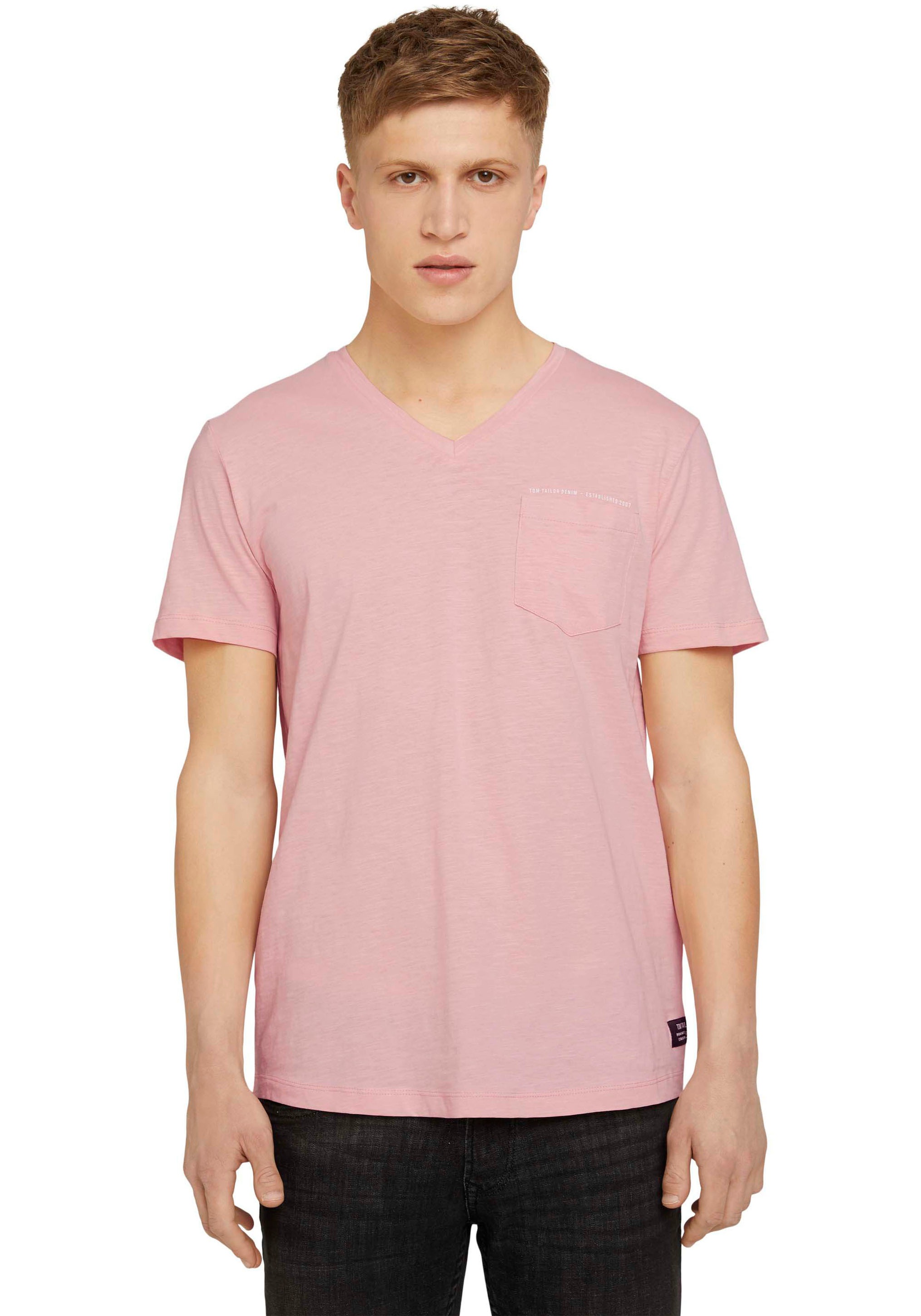 Image of TOM TAILOR Denim T-Shirt, mit Brusttasche bei Ackermann Versand Schweiz