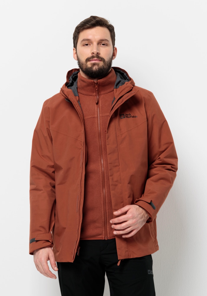 3-in-1-Funktionsjacke »ALTENBERG 3IN1 JKT M«, (2 teilig), mit Kapuze