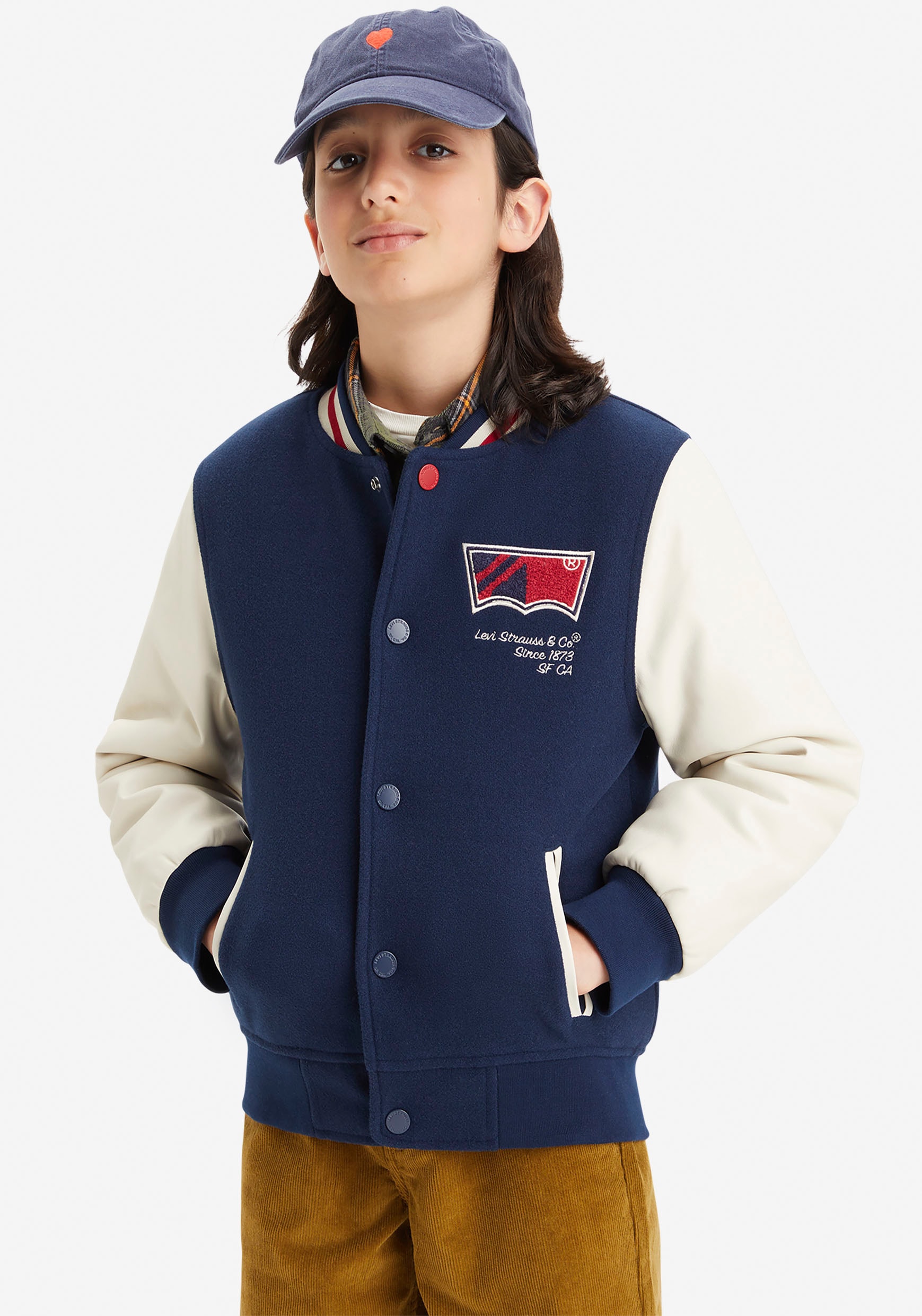 Levi's® Kids Collegejacke, mit grossem Markenschriftzug auf dem Rücken for BOYS