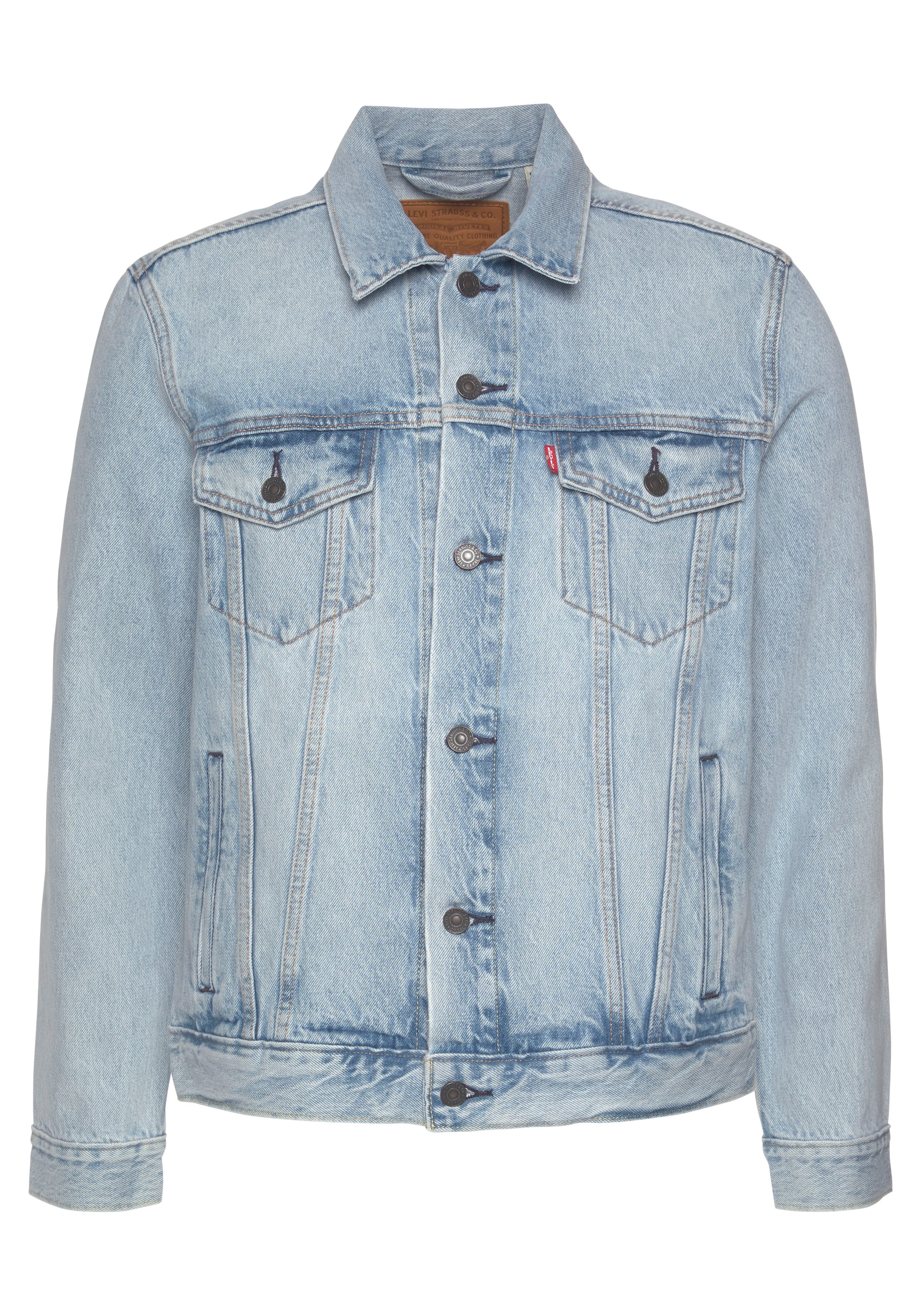 Levi's® Jeansjacke »VINTAGE FIT TRUCKER JKT«, ohne Kapuze, mit Knopfleiste