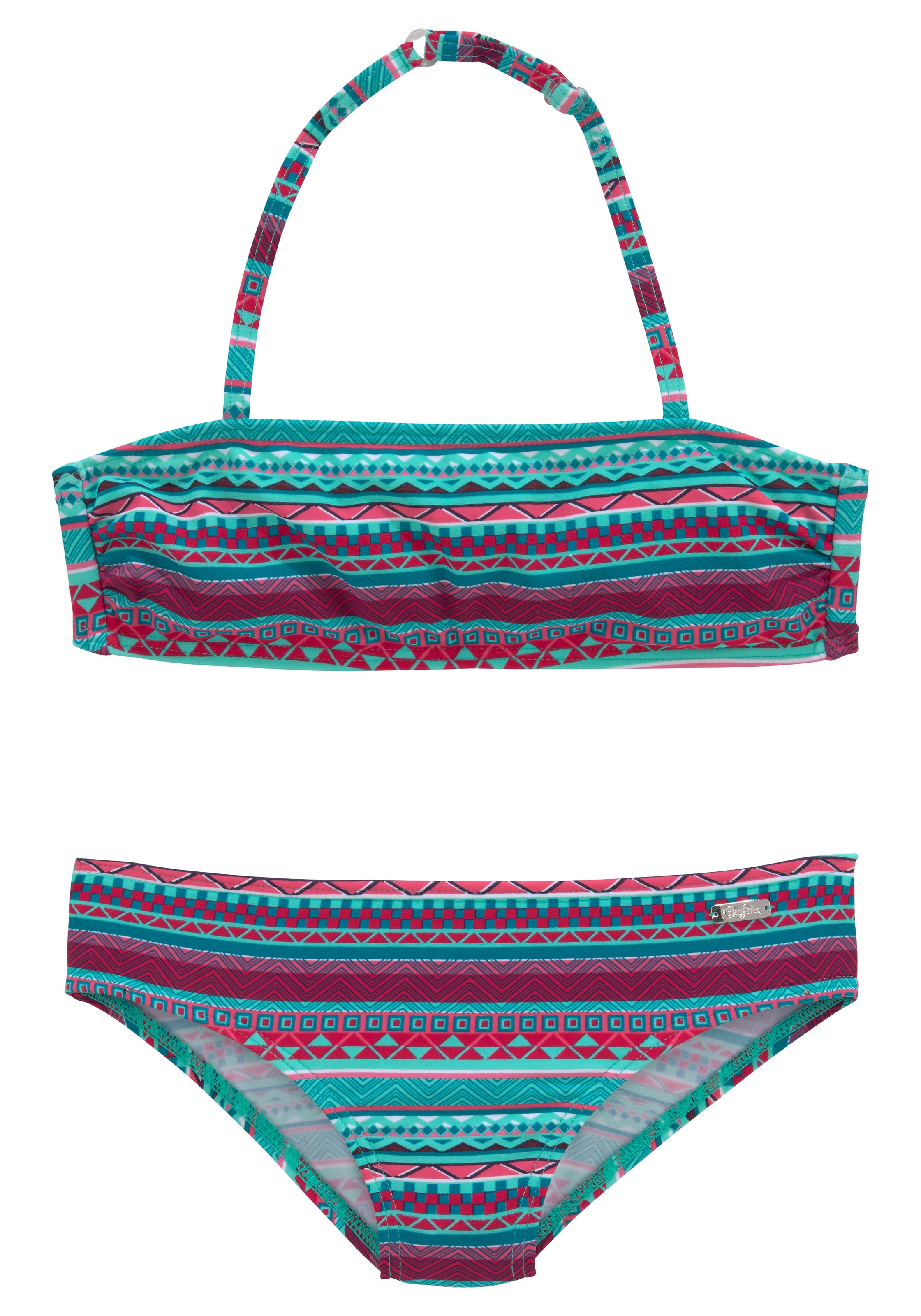 Trendige Buffalo Bandeau-Bikini »Lux mit Druck abstraktem versandkostenfrei shoppen Kids«