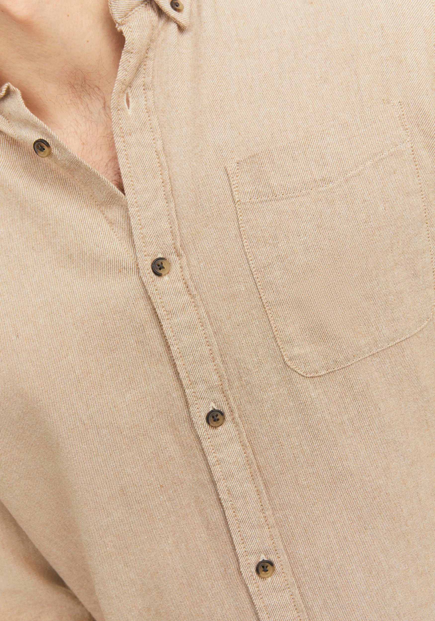 Jack & Jones Langarmhemd »JJECLASSIC MELANGE SHIRT LS SN«