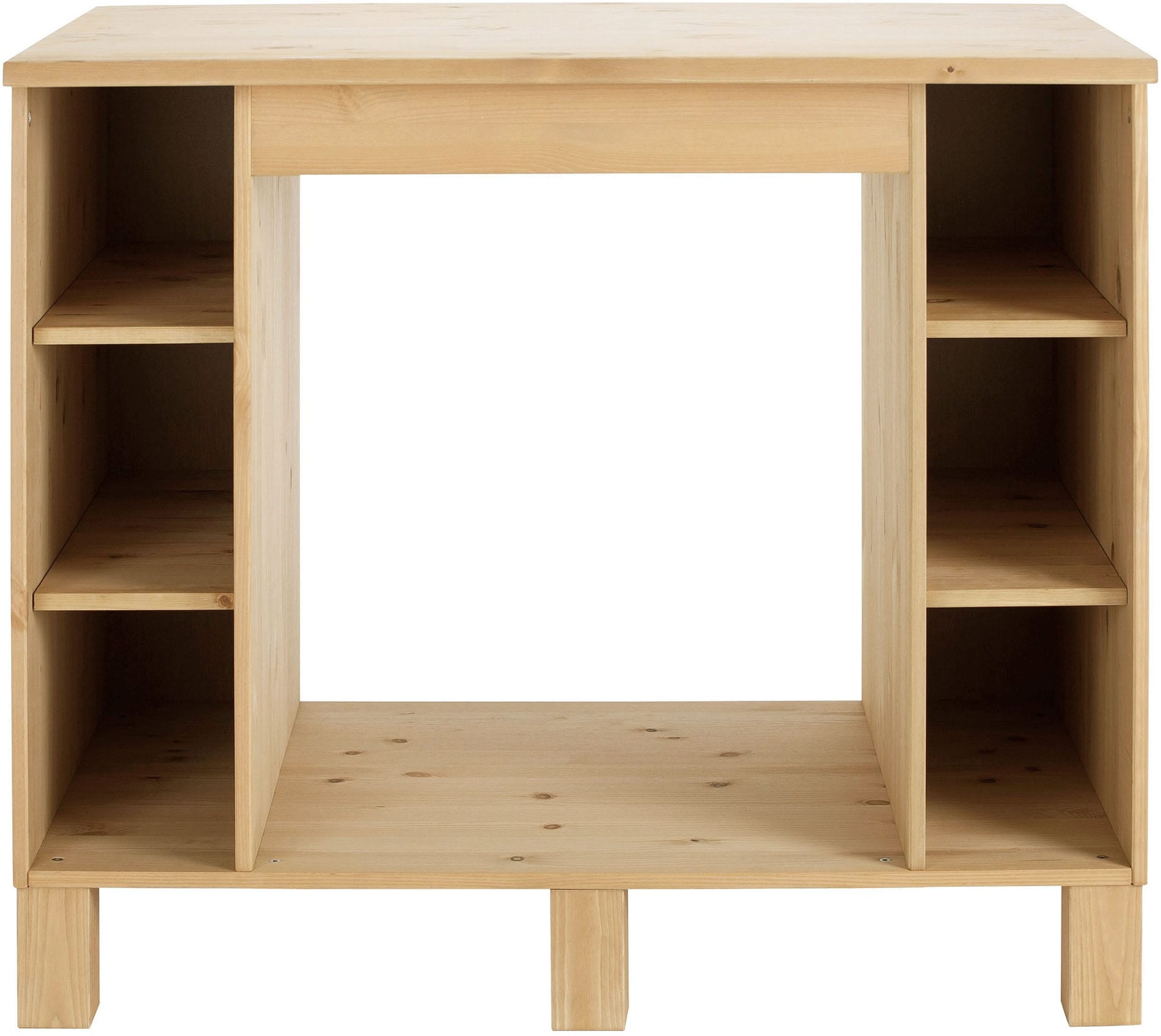 Home affaire Armoire encastrée pour cuisinière »Oslo« Largeur 100 cm, en 2 profondeurs, pin massif, avec plan de travail de 23 mm