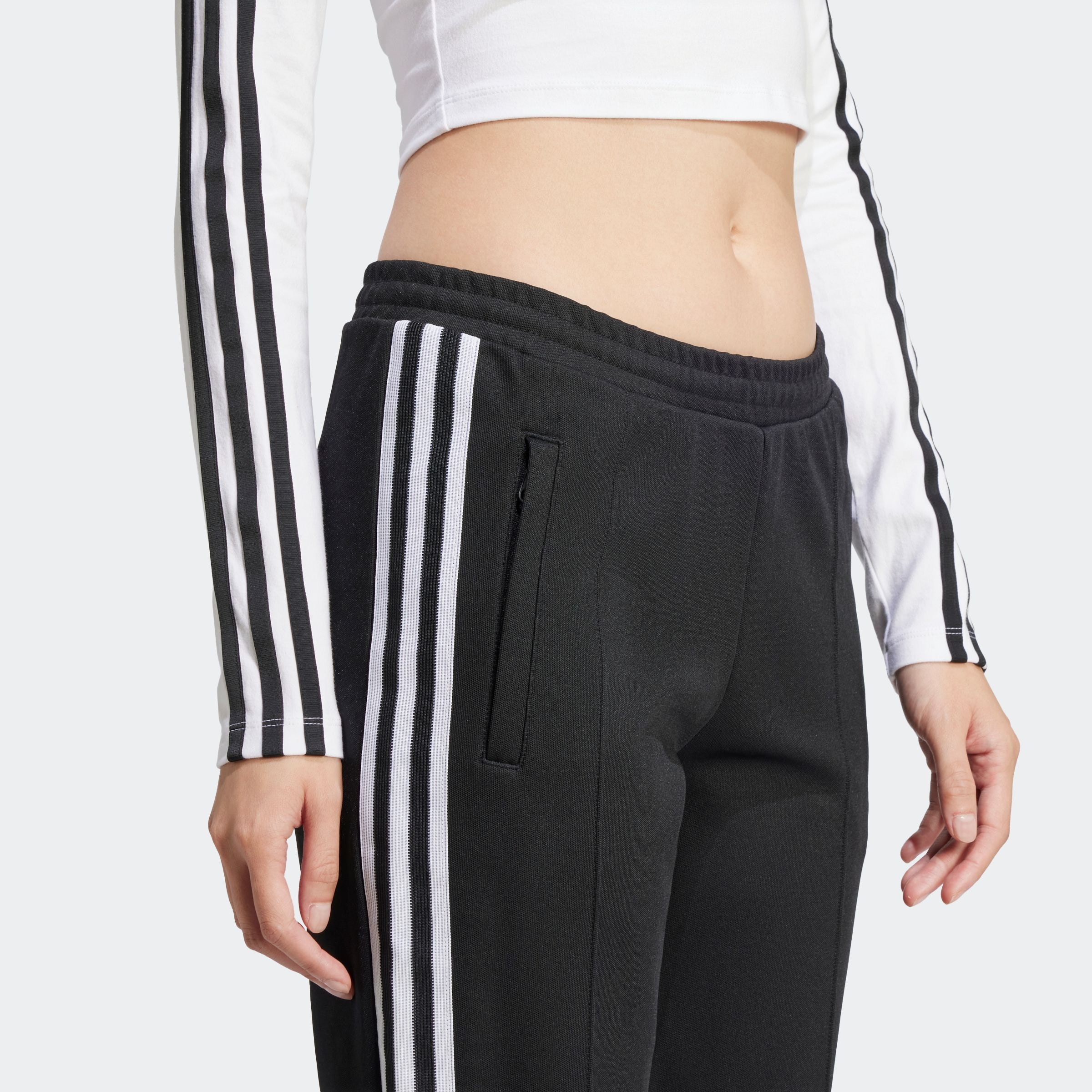 adidas Originals Langarmshirt »3S LS CROP«
