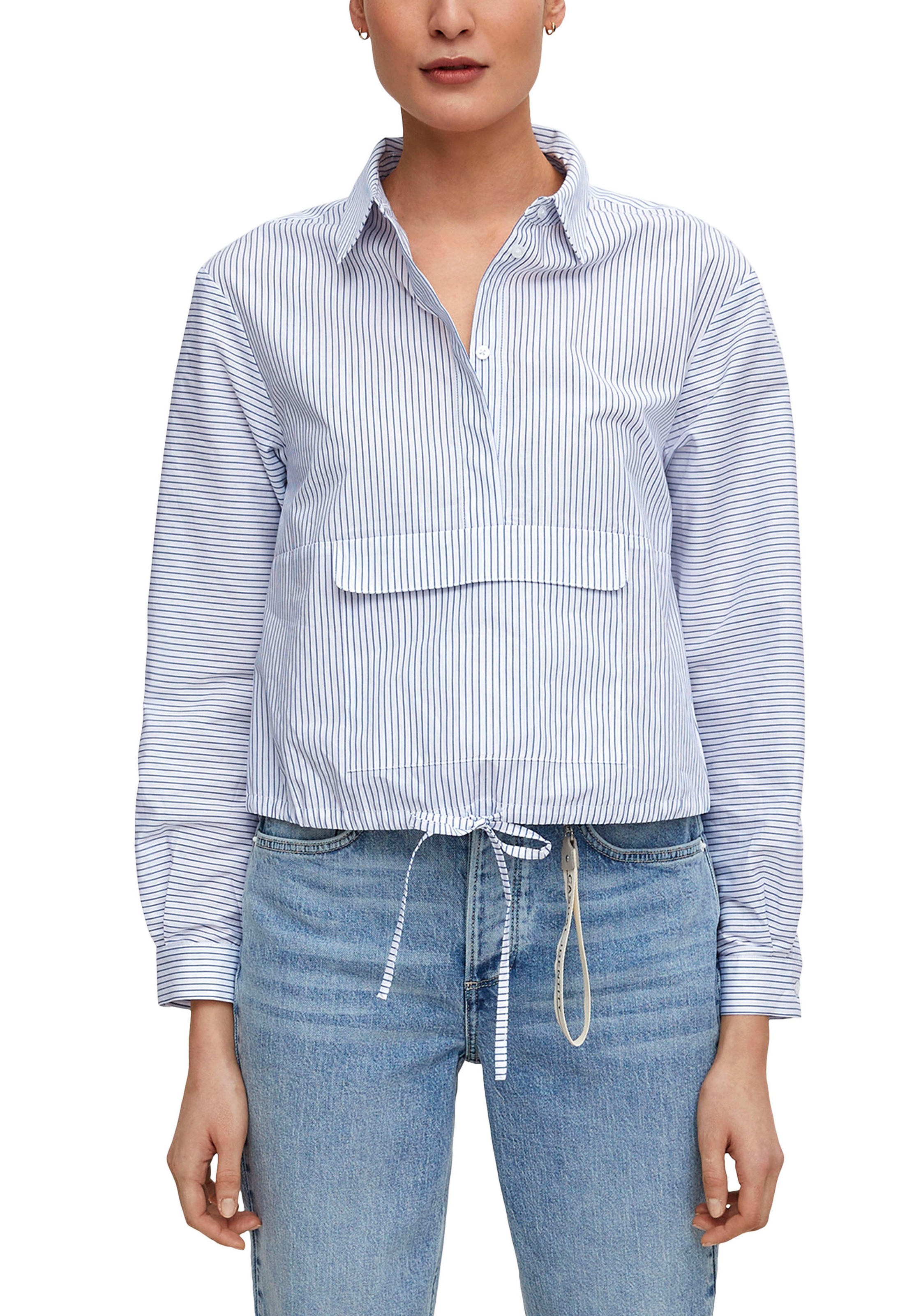 Image of Comma Schlupfbluse, in Streifendessin aus Baumwolle bei Ackermann Versand Schweiz