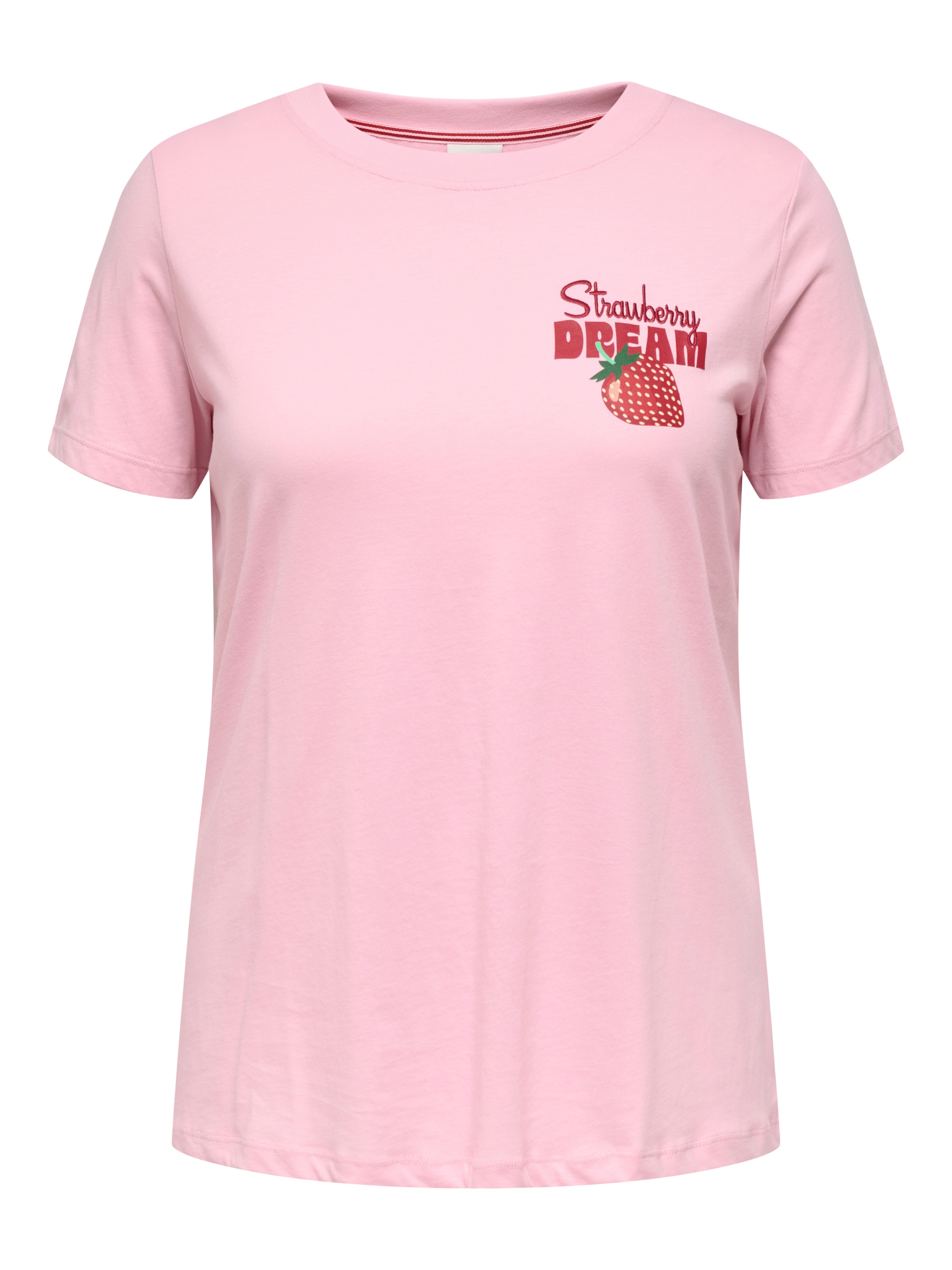 Image of ONLY CARMAKOMA T-Shirt "CARADDISON LIFE S/S O-NECK REG TEE JRS"