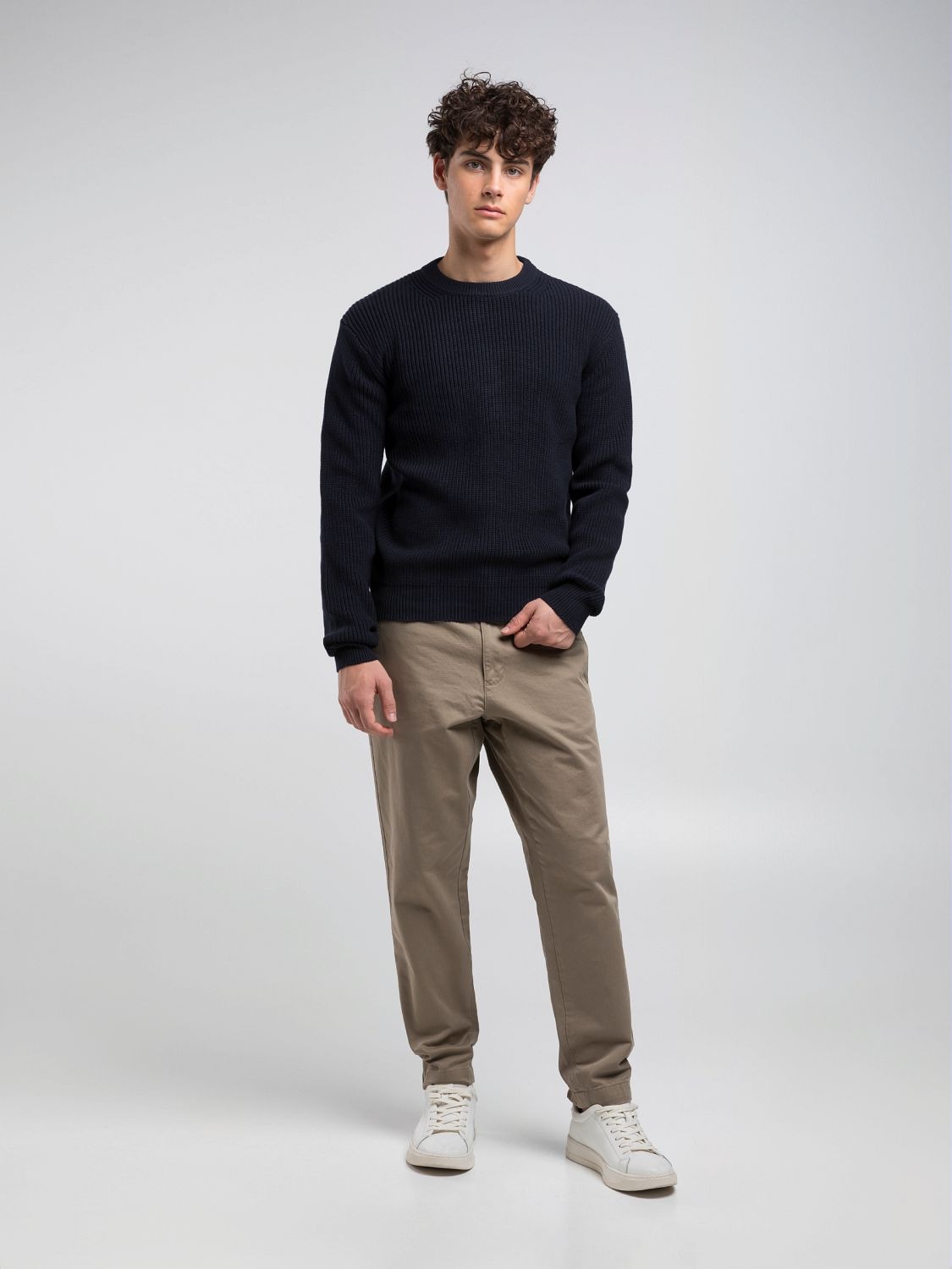 Replay Strickpullover mit Rundhals