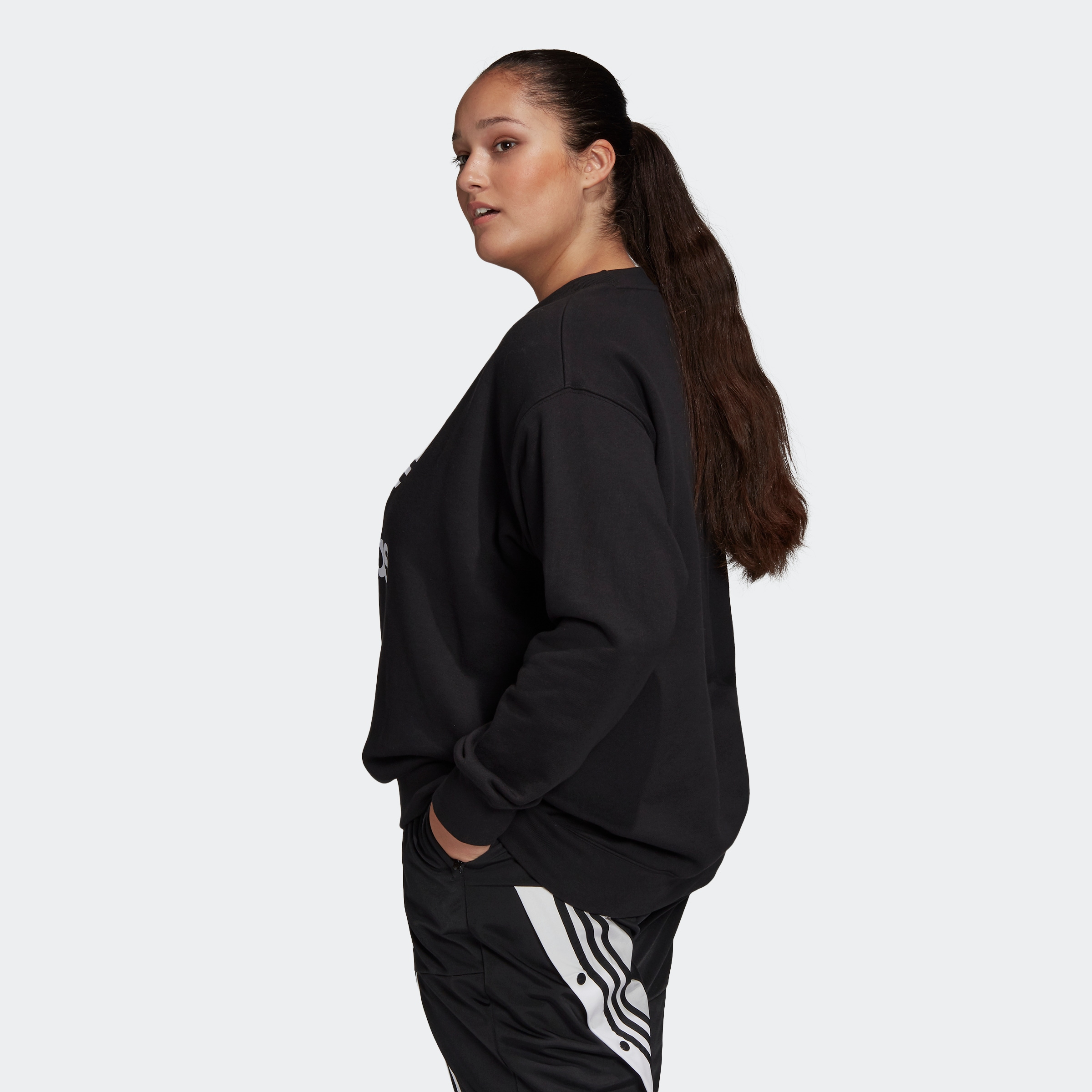 – adidas »TREFOIL ♕ versandkostenfrei Originals kaufen GRÖSSEN« GROSSE Sweatshirt