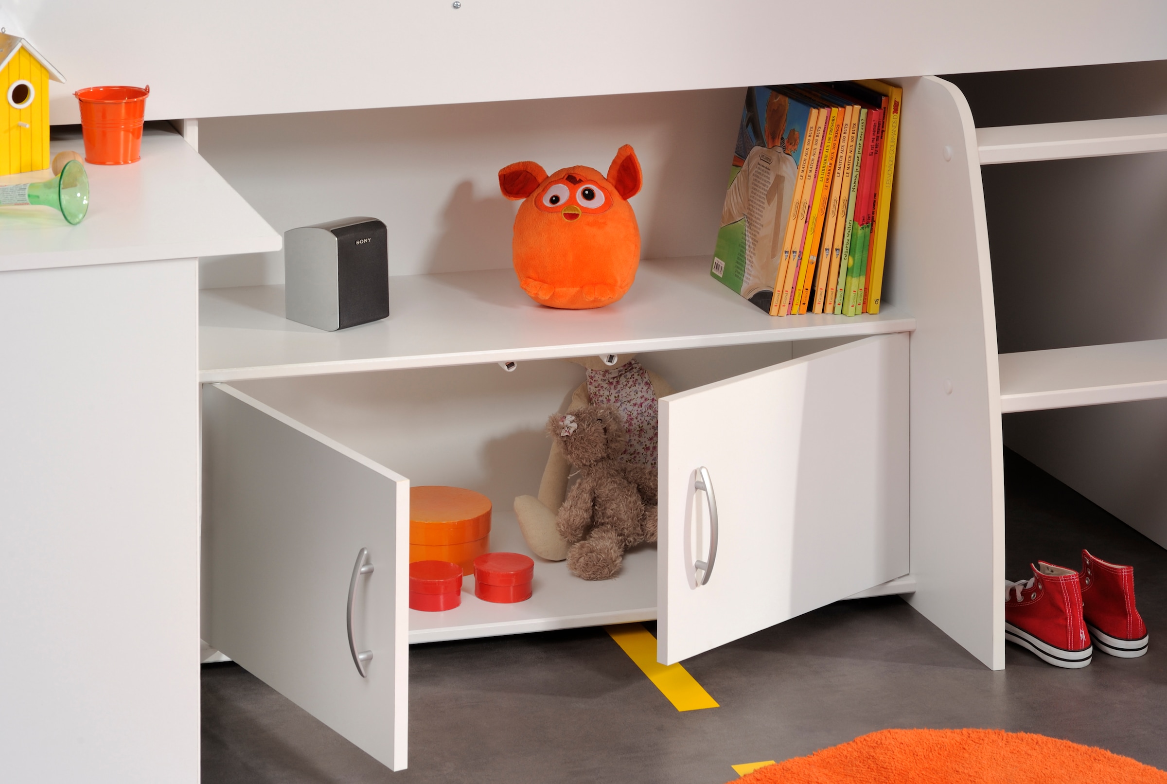 Parisot Jugendzimmer-Set »Parisot Reverse 22« Set, 2 tlg. Schreibtisch ausziehbar-belüftete Spanplatte als Lattenrost verwendbar