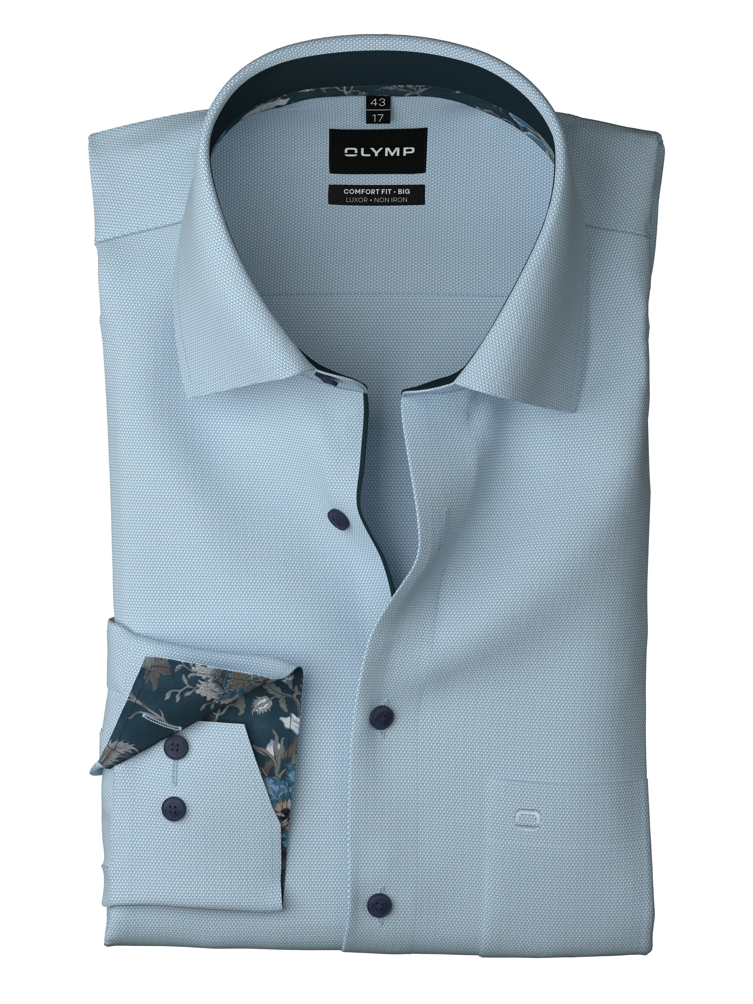 Image of OLYMP Langarmhemd "Big & Tall" Neue COMFORT FIT BIG Kollektion, Businesshemd