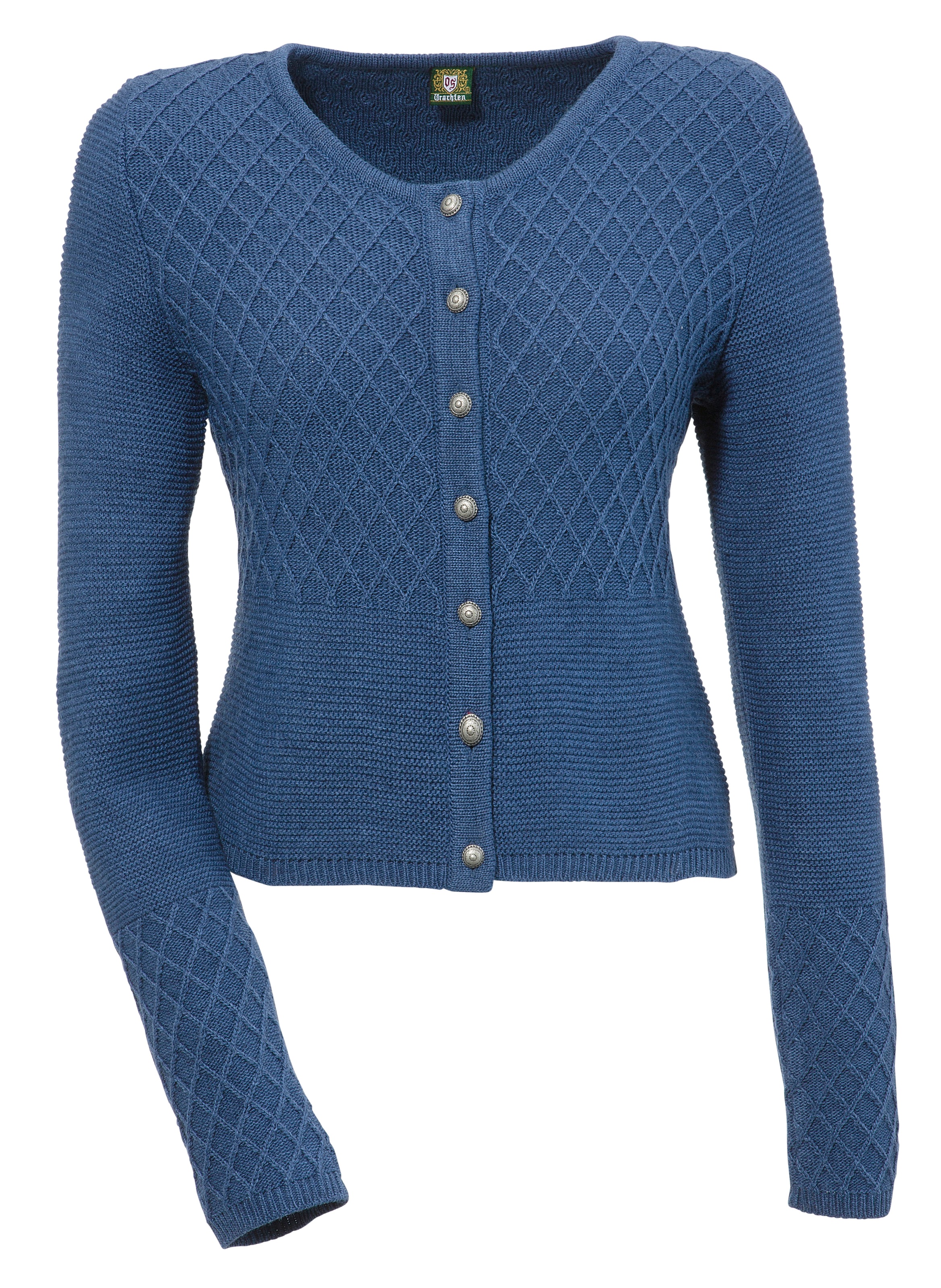 Trachtenstrickjacke Damen mit Rautenmuster
