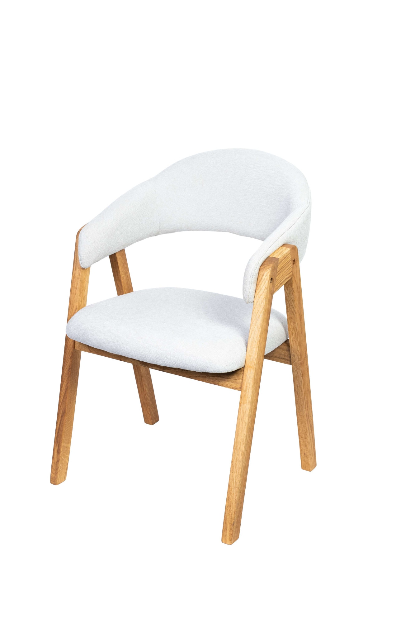 GOODproduct Chaise avec accoudoirs »Arco Polsterstuhl, Esszimmerstuhl, Küchenstuhl, 4-Fussstuhl« () 2 cuisconfortable et élégant. Rembourré. Pieds en bois massif