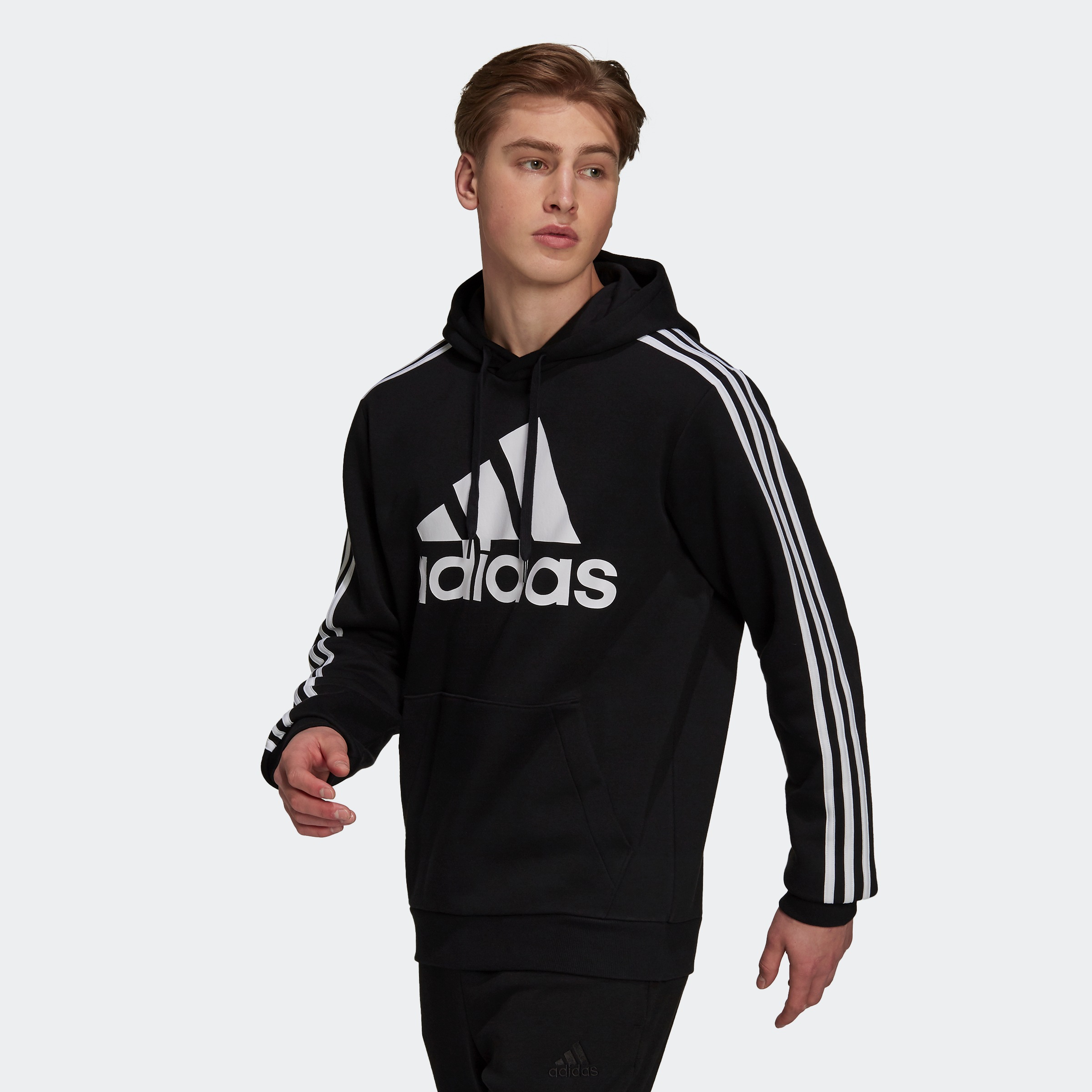 Image of adidas Performance Sweatshirt »ESSENTIALS FLEECE 3-STREIFEN LOGO HOODIE« bei Ackermann Versand Schweiz