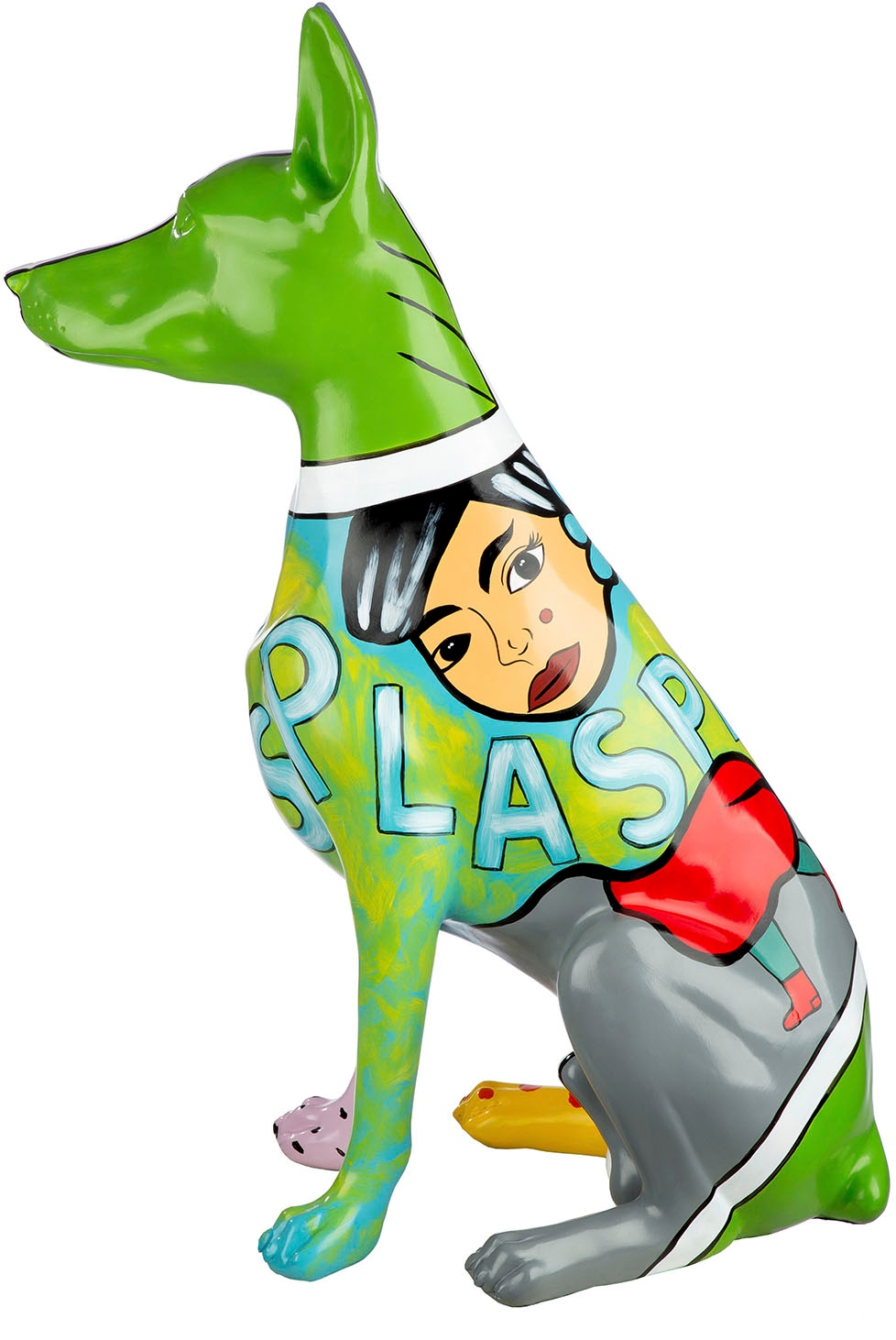 GILDE Tierfigur »Figur Hund Dobermann mehrfarbig H. 70 cm«