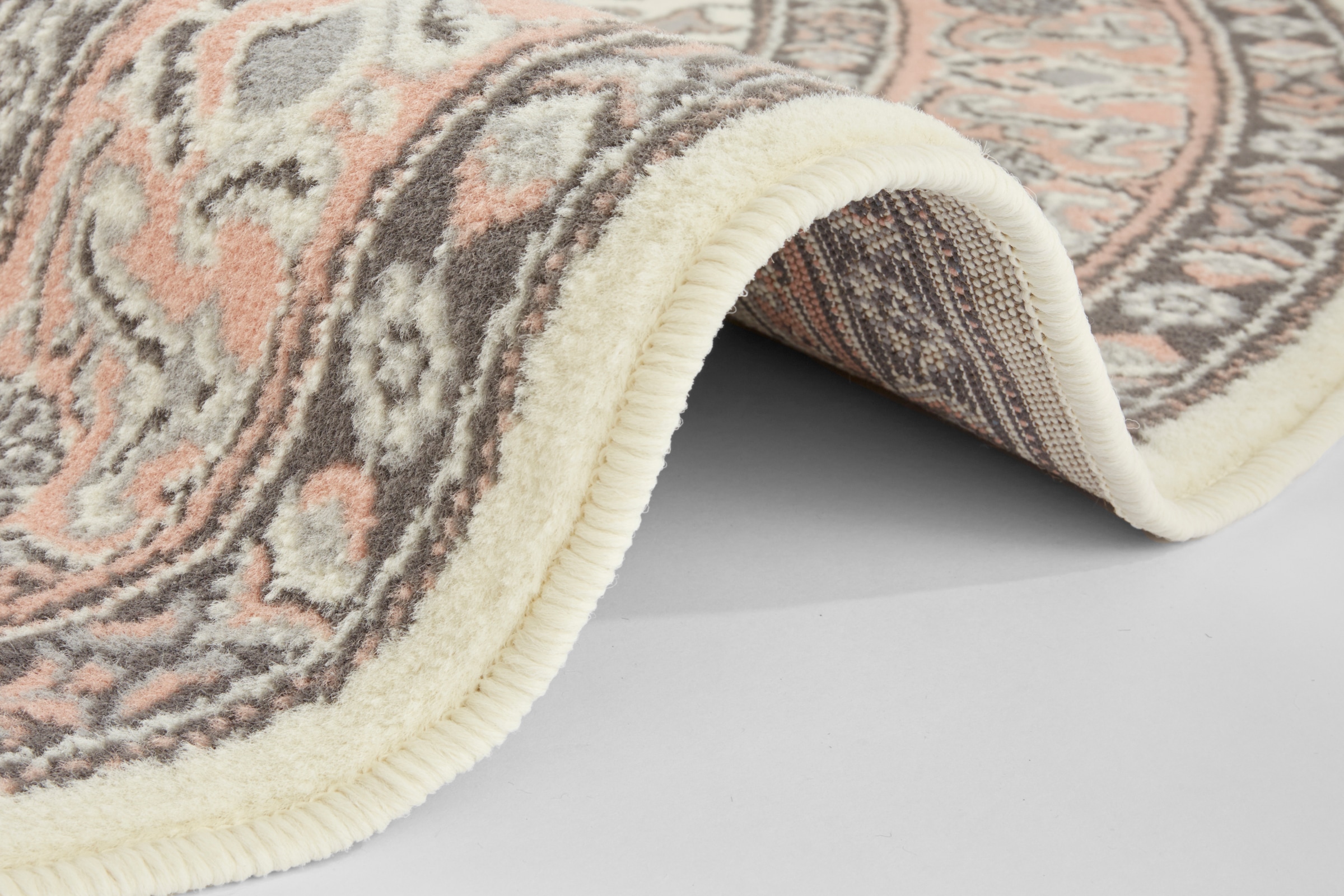 HANSE Home Teppich »Parun Täbriz«, rund, 9 mm Höhe, Kurzflor, Orient, Teppich, Vintage, Esszimmer, Wohnzimmer, Flur