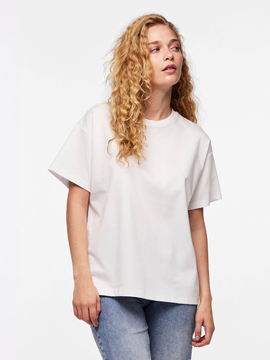 Kurzarmshirt »PCSKYLAR SS OVERSIZED TEE NOOS«