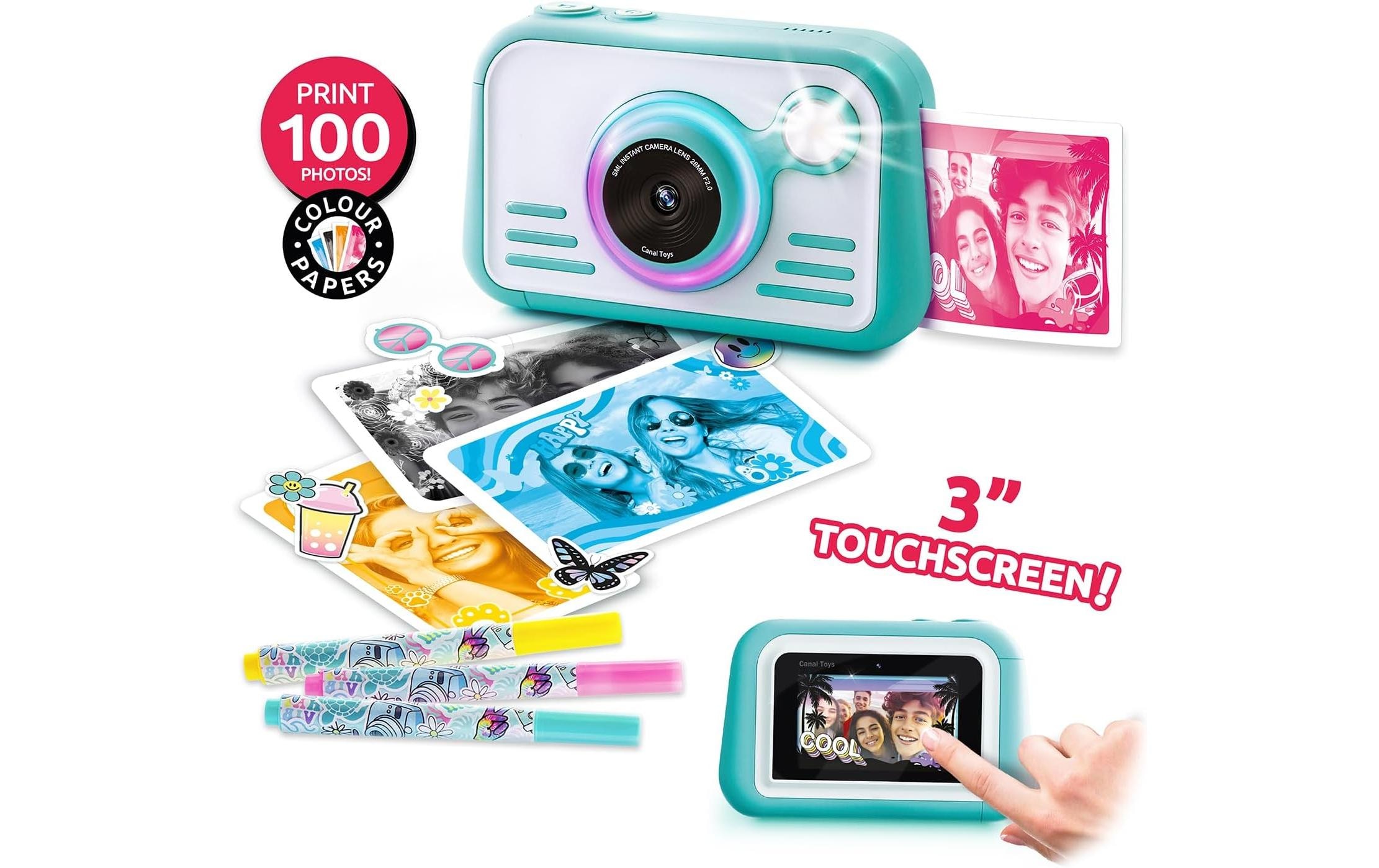 Canal Toys Sofortbildkamera »Instant Camera 2.0 with color paper«