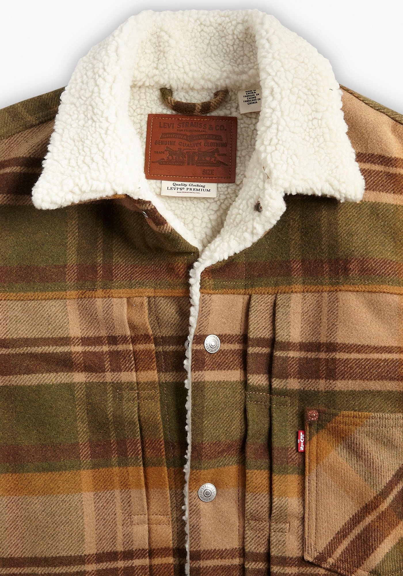 Levi's® Jeansjacke »SHERPA TRUCKER«, mit warmem Sherpa-Futter