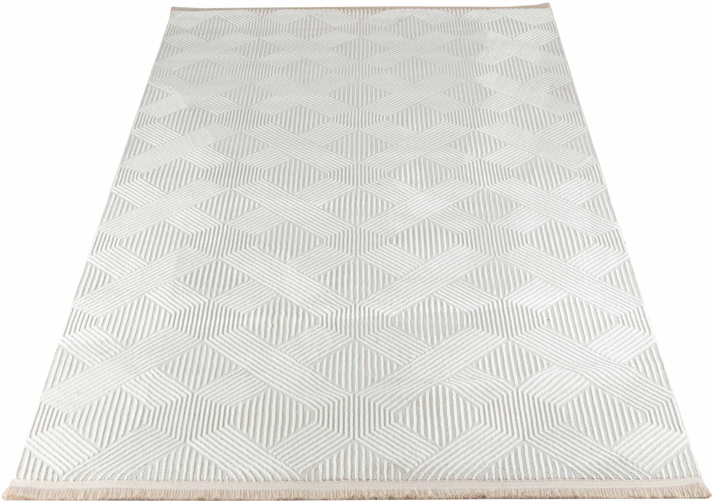 Image of Sehrazat Teppich »Glory 220«, rechteckig, 10 mm Höhe, Wohnzimmer, Kurzflor, Hoch-Tief-Struktur bei Ackermann Versand Schweiz