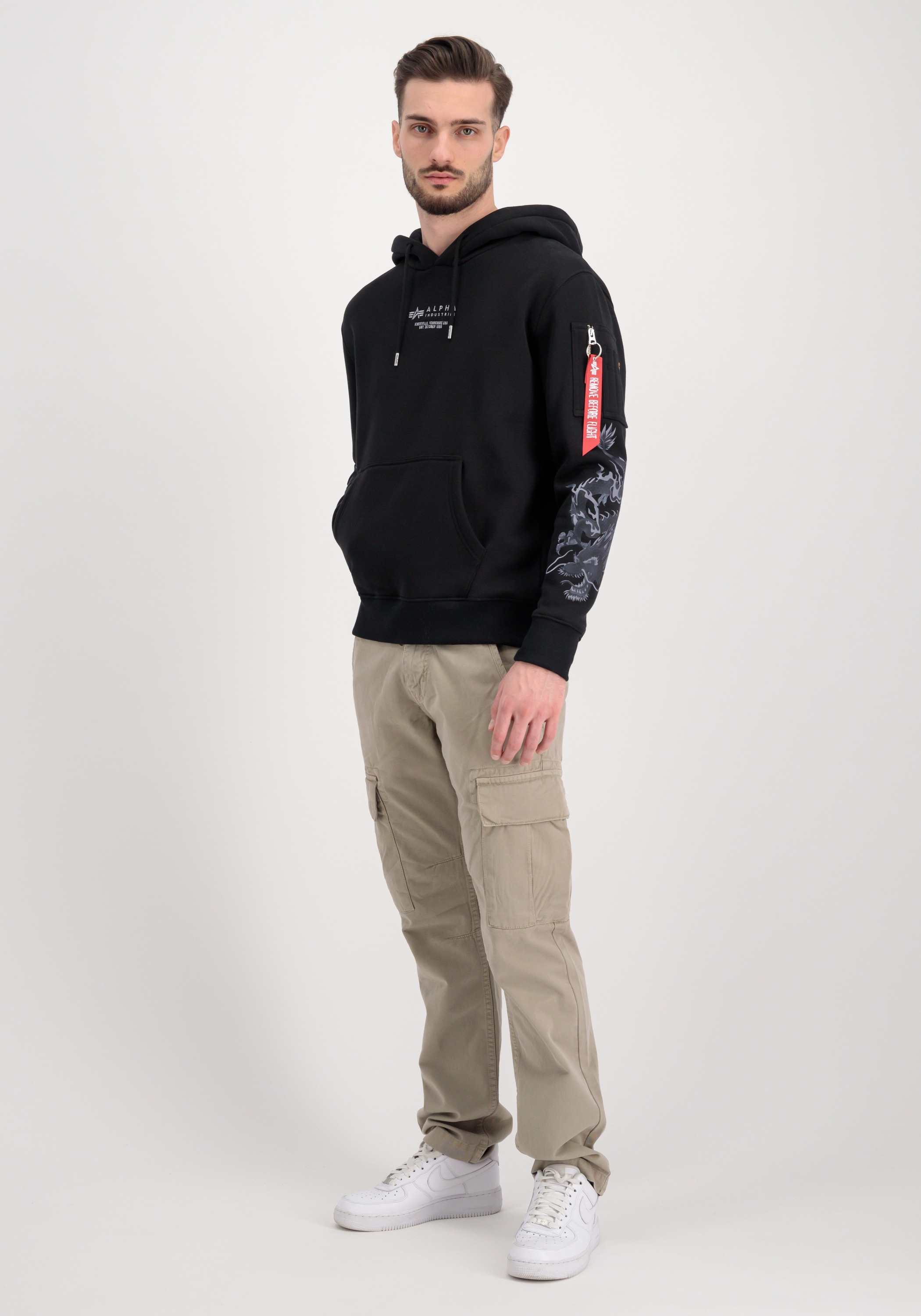Alpha Industries Hoodie »Dragon EMB Hoodie Kapuzensweatshirt«