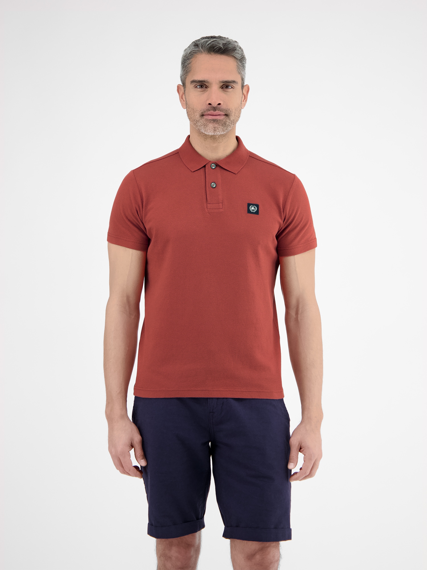 LERROS Polo »Poloshirt in weicher Waffelpiquéqualität«