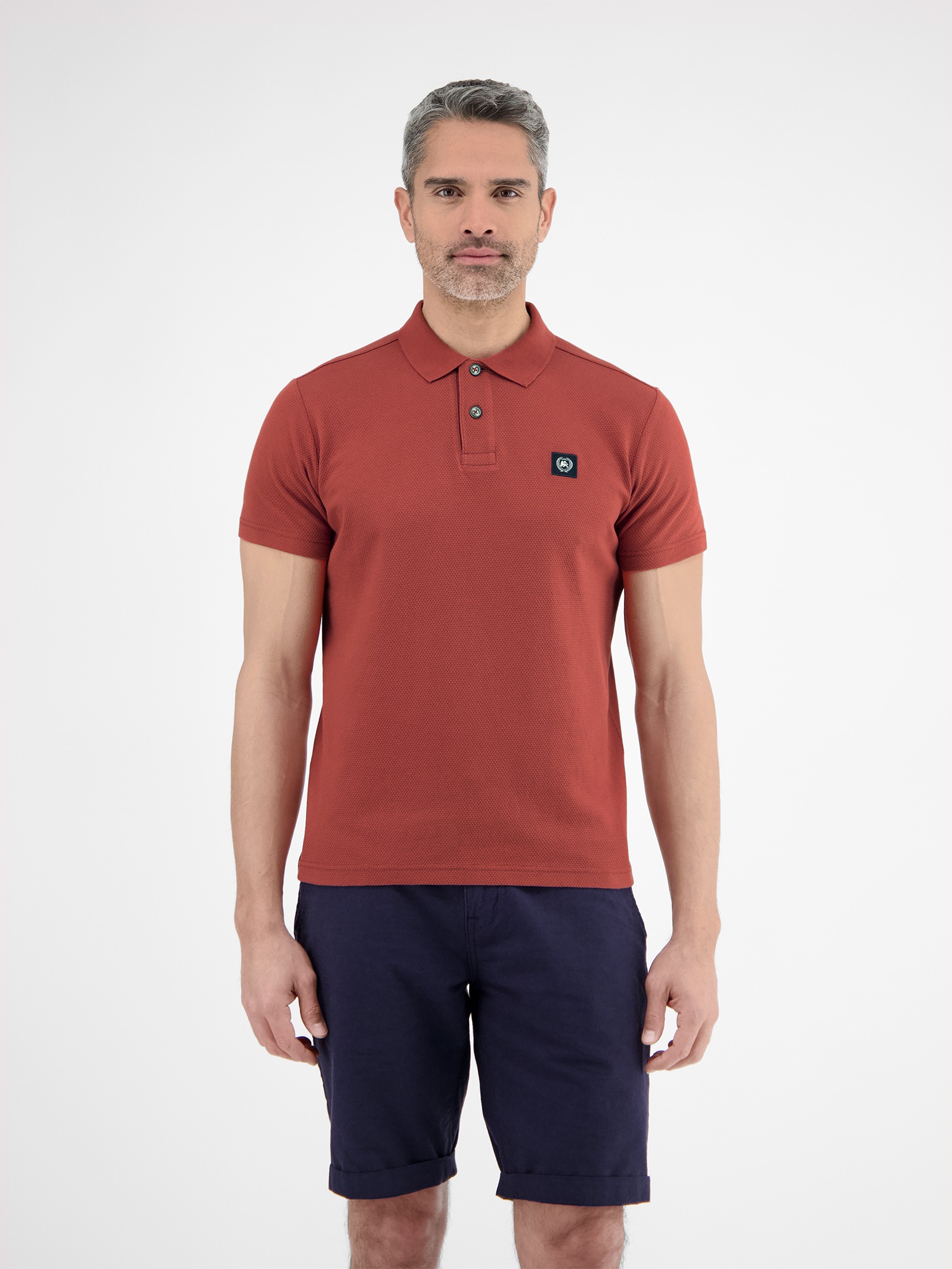 Image of LERROS Poloshirt "Poloshirt in weicher Waffelpiquéqualität"