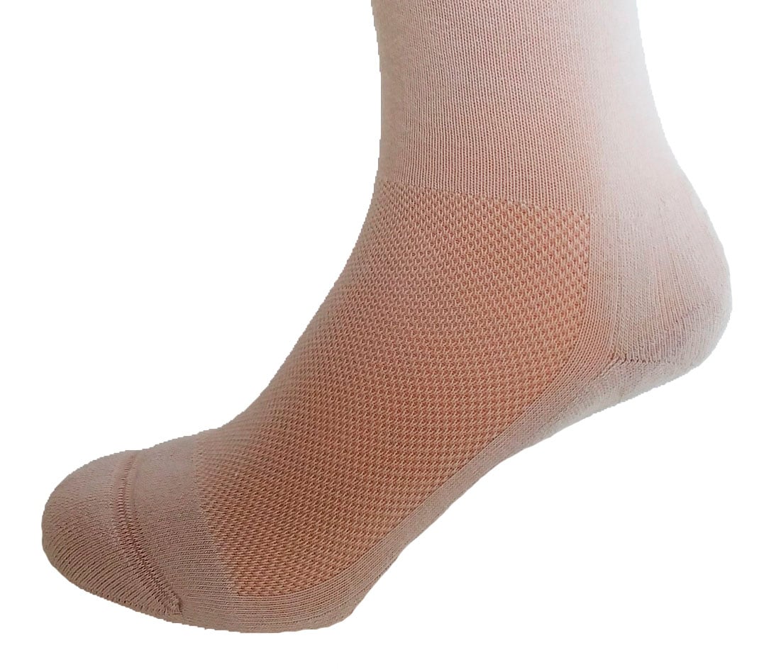 Fussgut Diabetikersocken »Venenfreund Kniestrümpfe mit Airchannel Fussbelüftung«, (2 Paar), verstärkte Fusspolsterung, weiter Bund, Druckentlastung, bequemer Bund