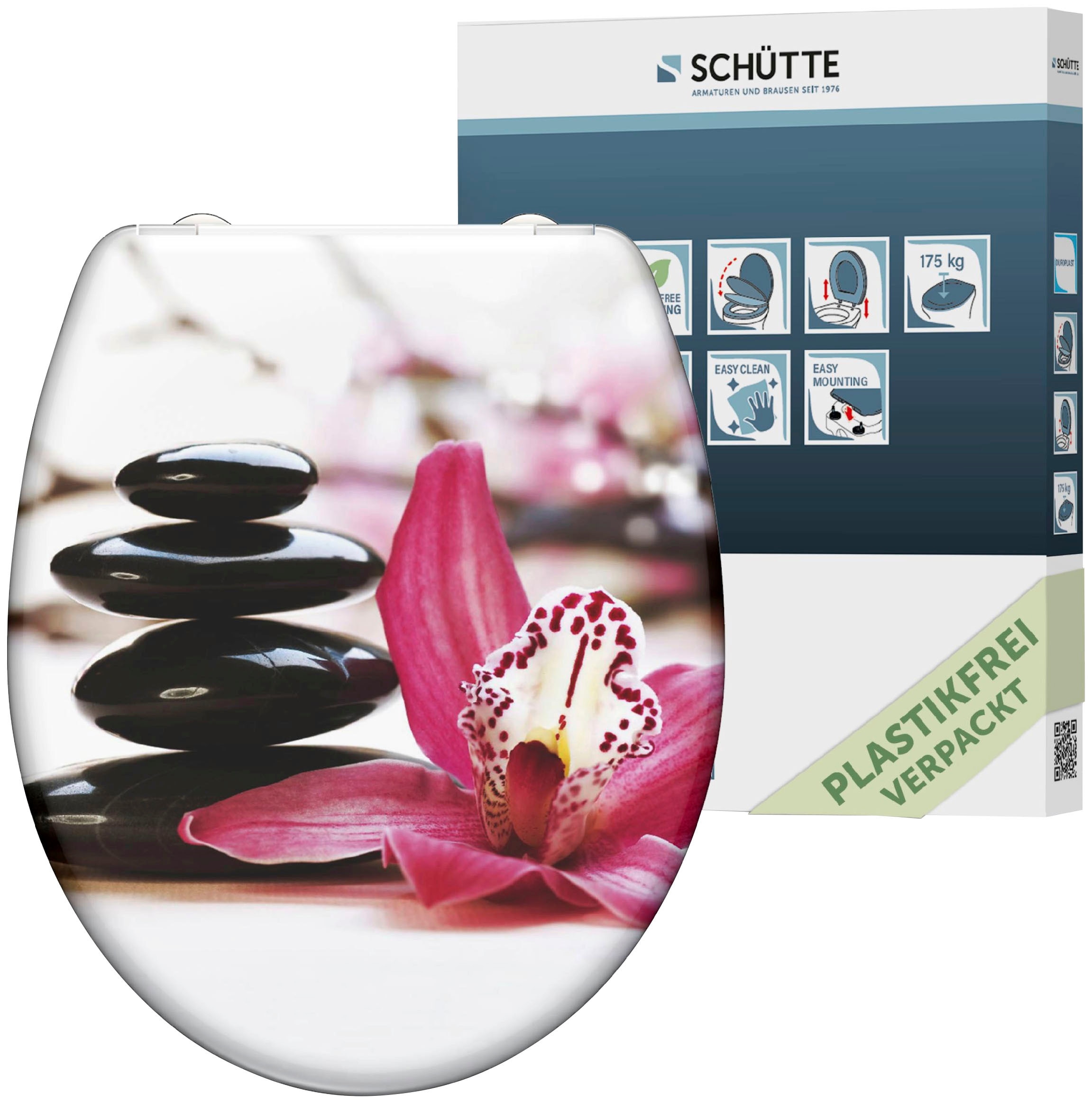 Image of Schütte WC-Sitz "Wellness" Duroplast, mit Absenkautomatik und Schnellverschluss