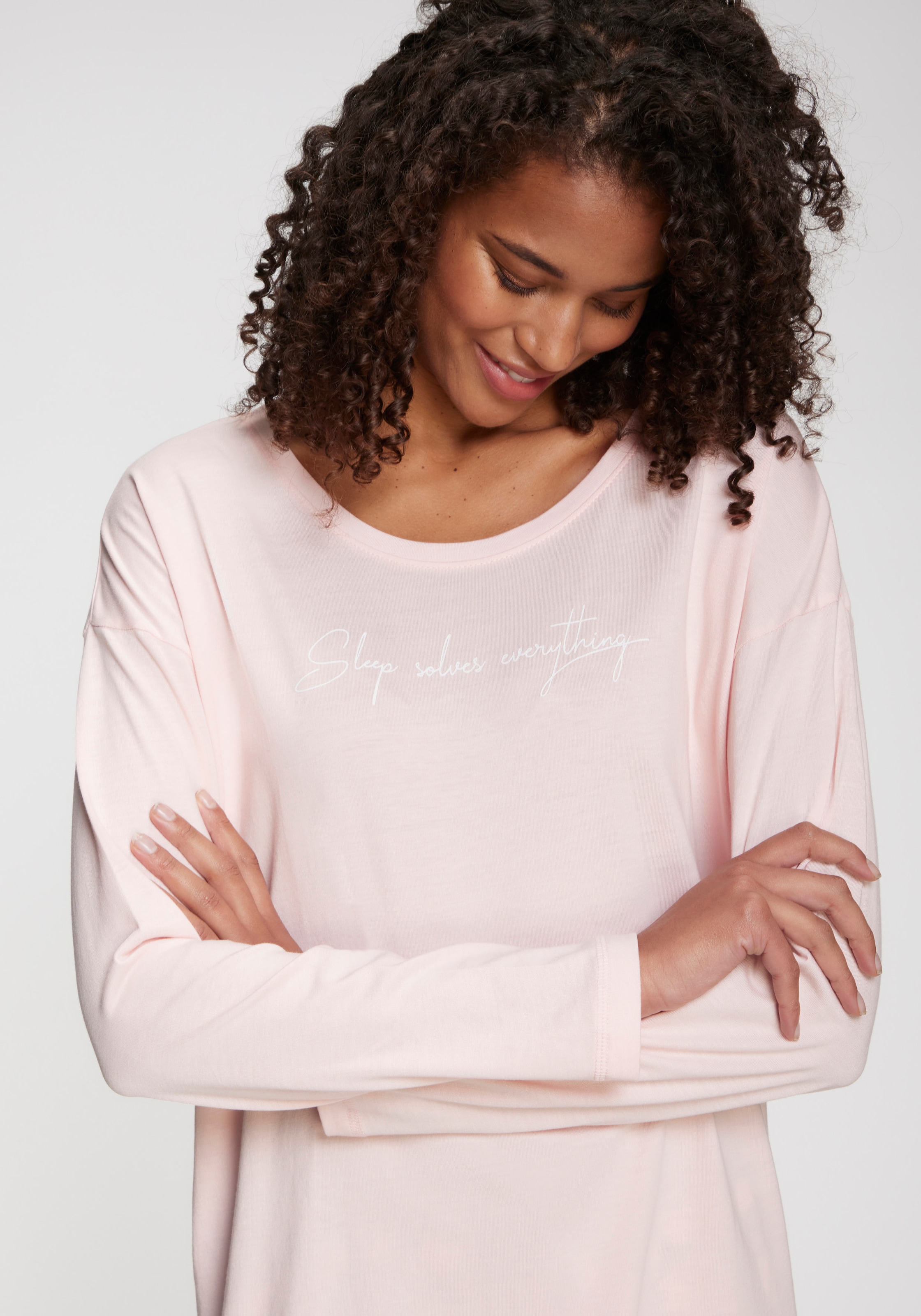 Vivance Dreams Longsleeve mit kleinem Frontprint