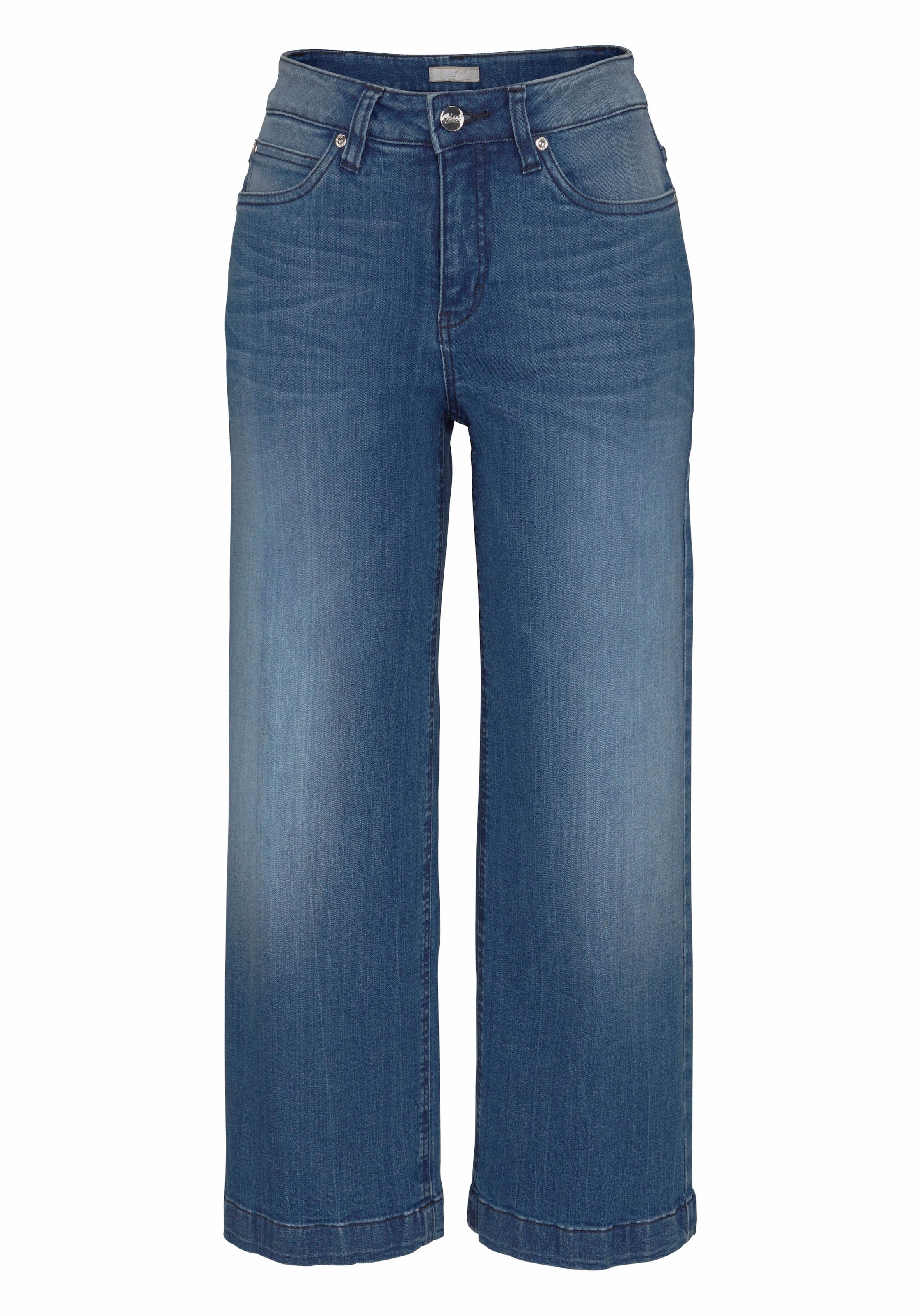 ♕ bestellen versandkostenfrei 7/8-Jeans, in Aniston Used-Waschung CASUAL