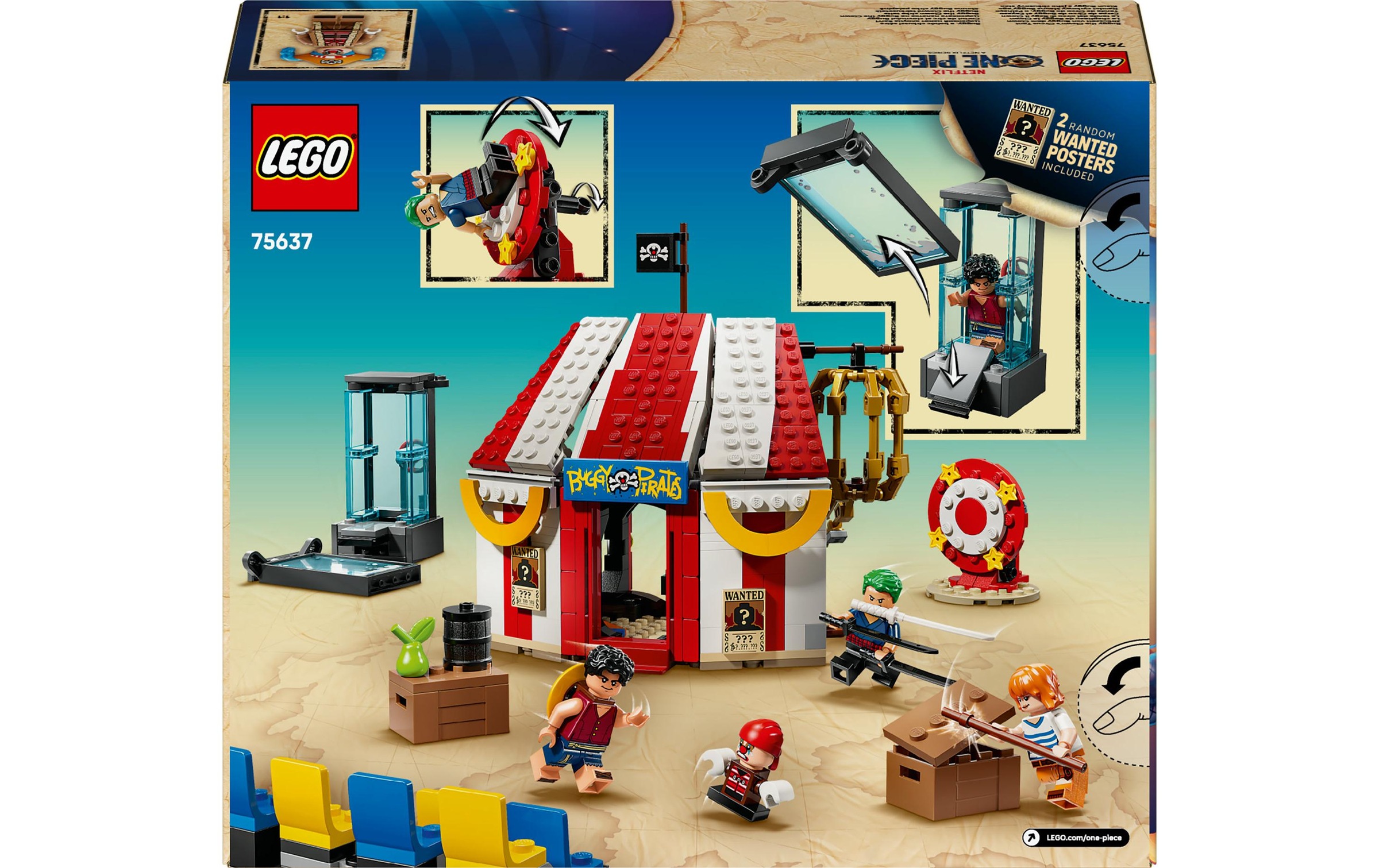 LEGO® Pions de construction »Zirkuszelt von Buggy dem Clown 75637«